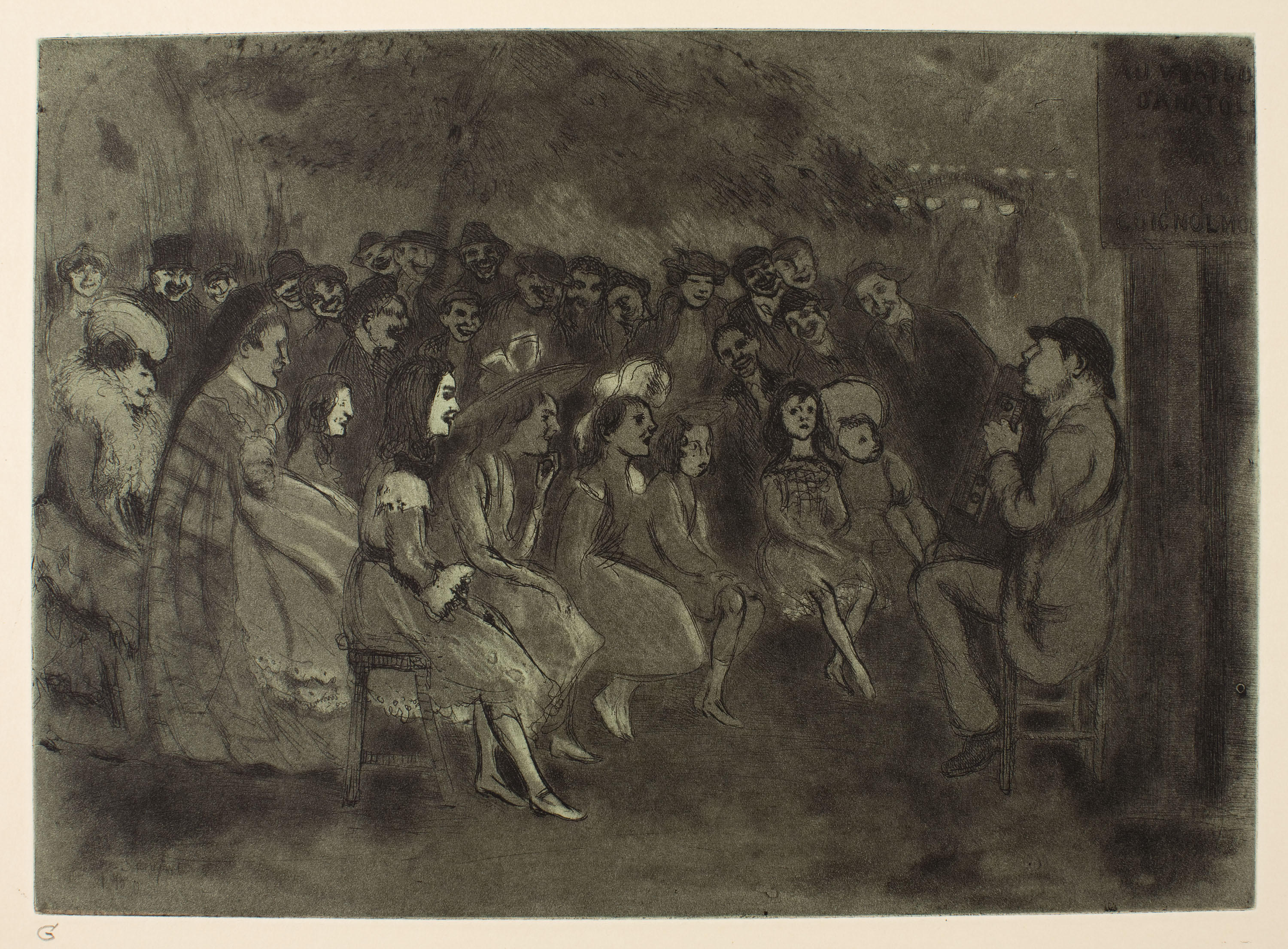 image for: Joaquim Sunyer - Le guignol - 1900