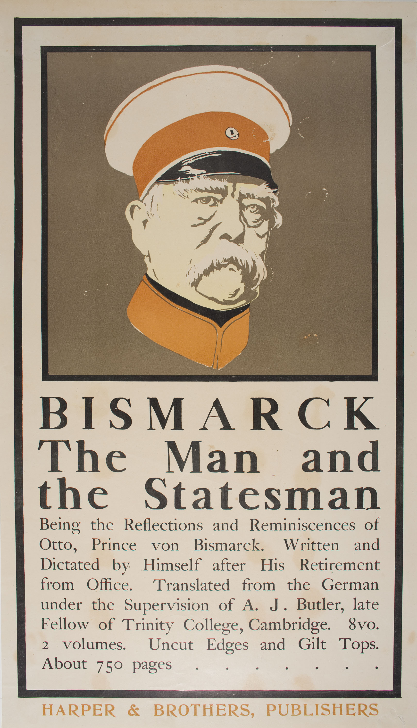 Anònim - Bismarck The Man and the Statesman - 1899 image for: Anònim - Bismarck The Man and the Statesman - 1899