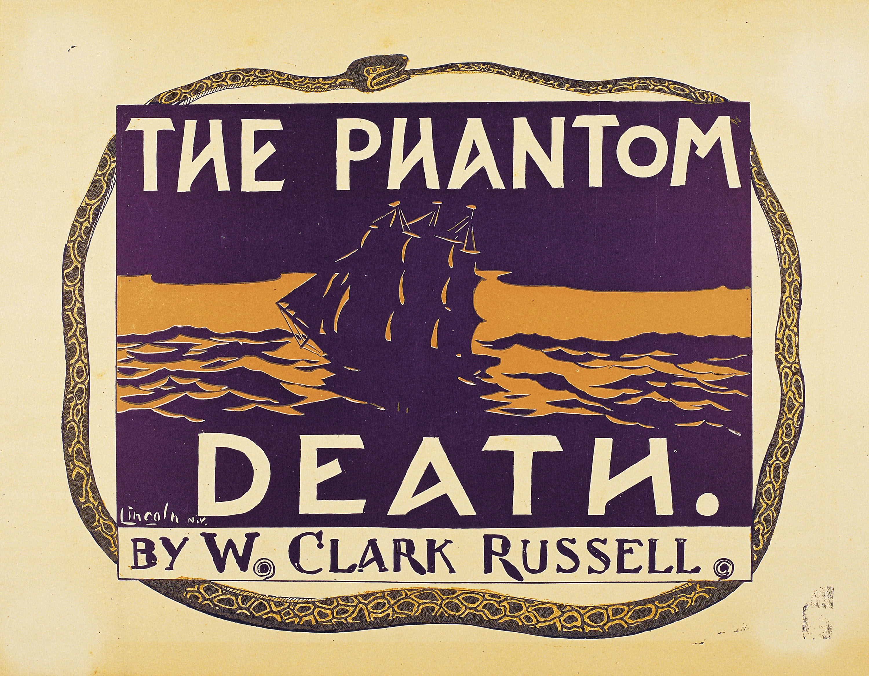 image for: Abraham W.B. Lincoln - The Phantom Death. - 1893 o posterior