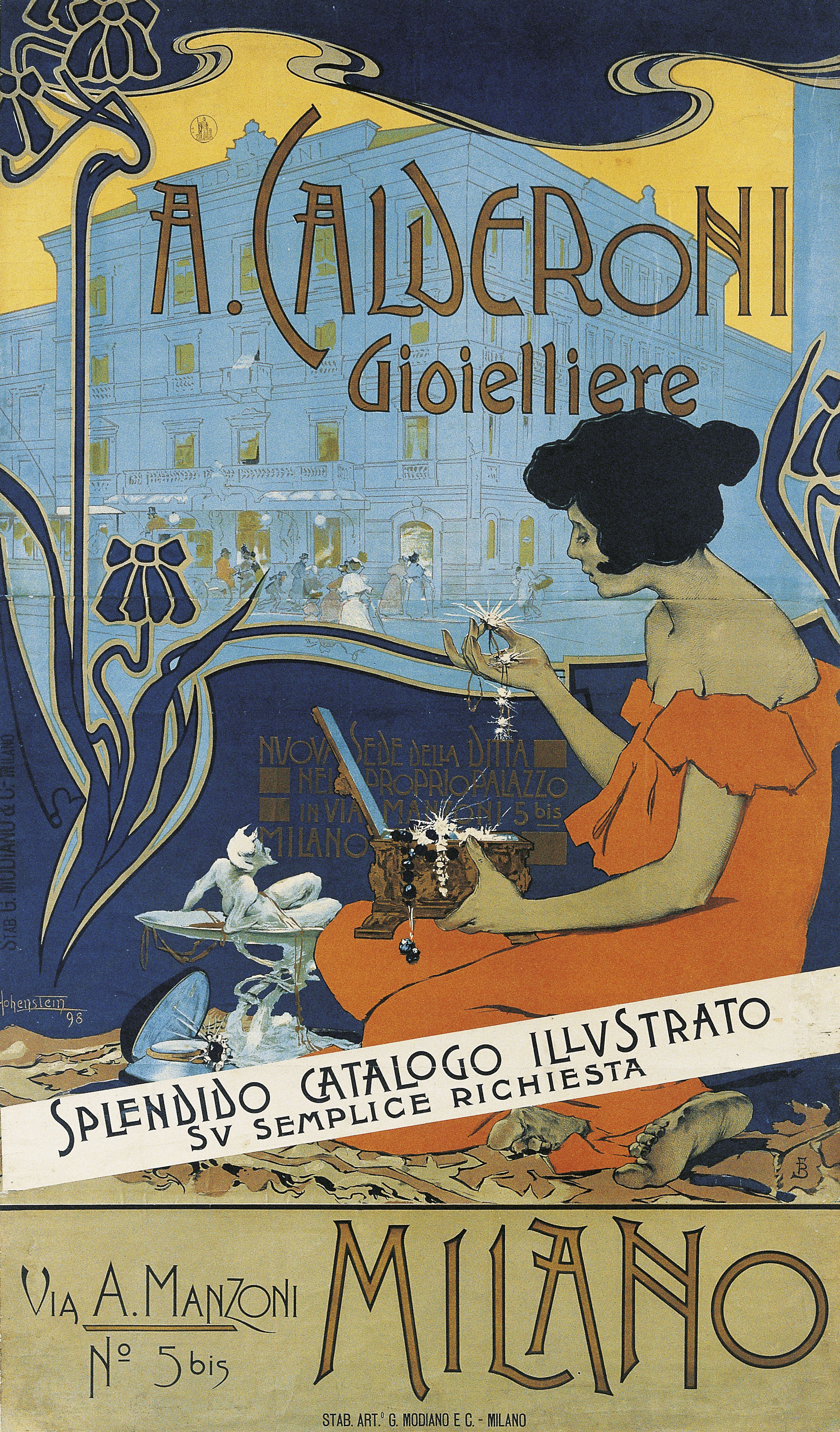 image for: Adolf Hohenstein - A. Calderoni Gioielliere - 1898