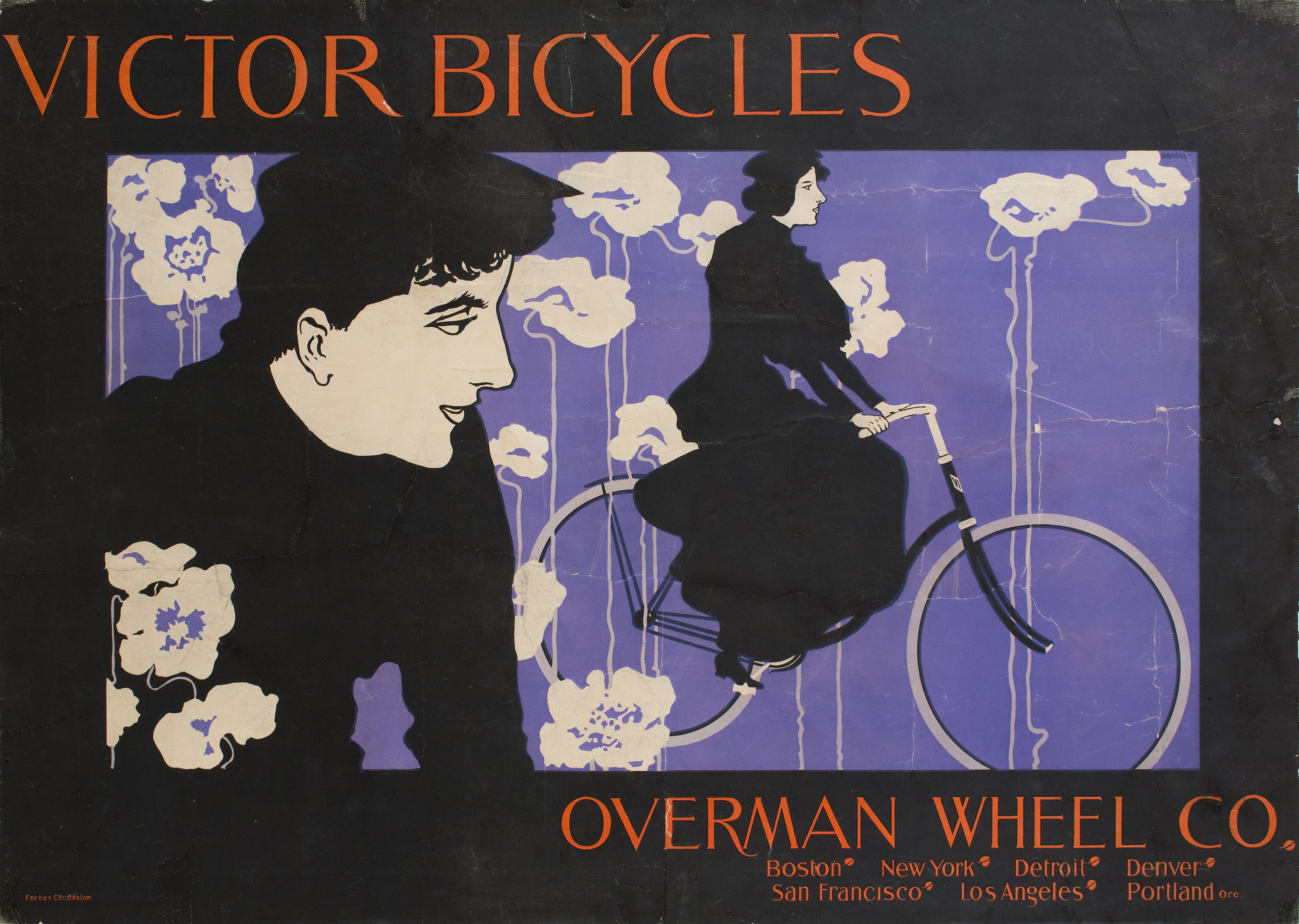 image for: William Henry Bradley - Victor Bicycles - 1896