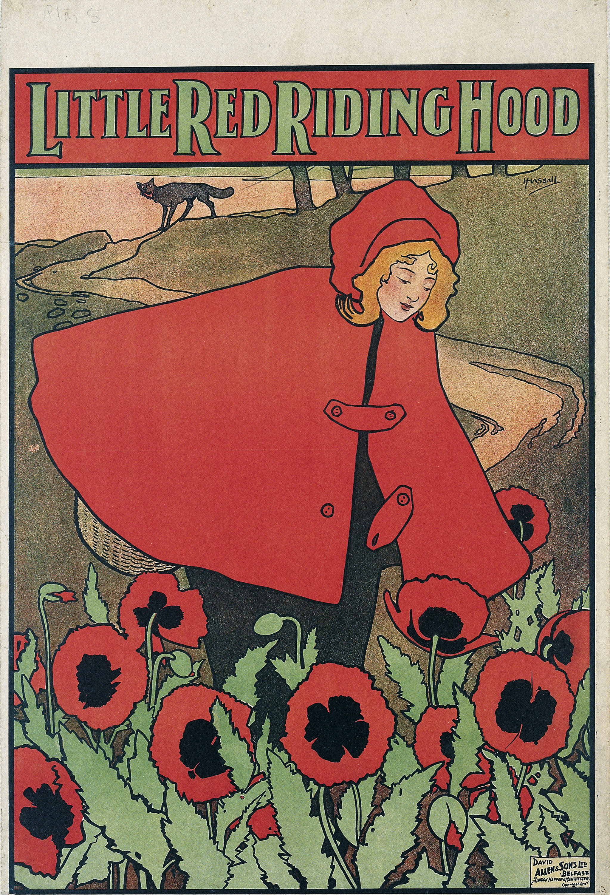 image for: John Hassall - Little Red Riding Hood - 1898