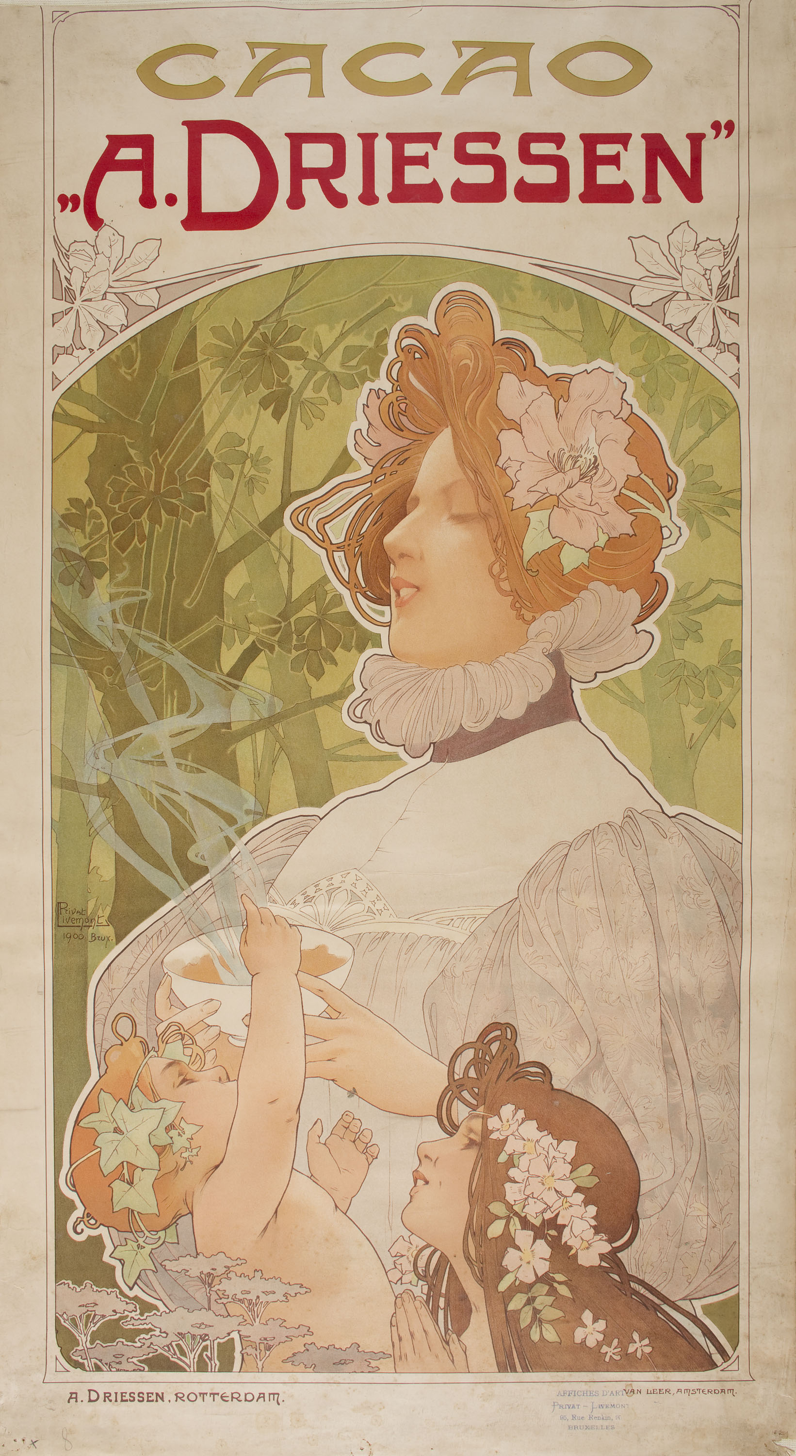 image for: Henri Privat-Livemont - Cacao «A. Driessen» - 1900