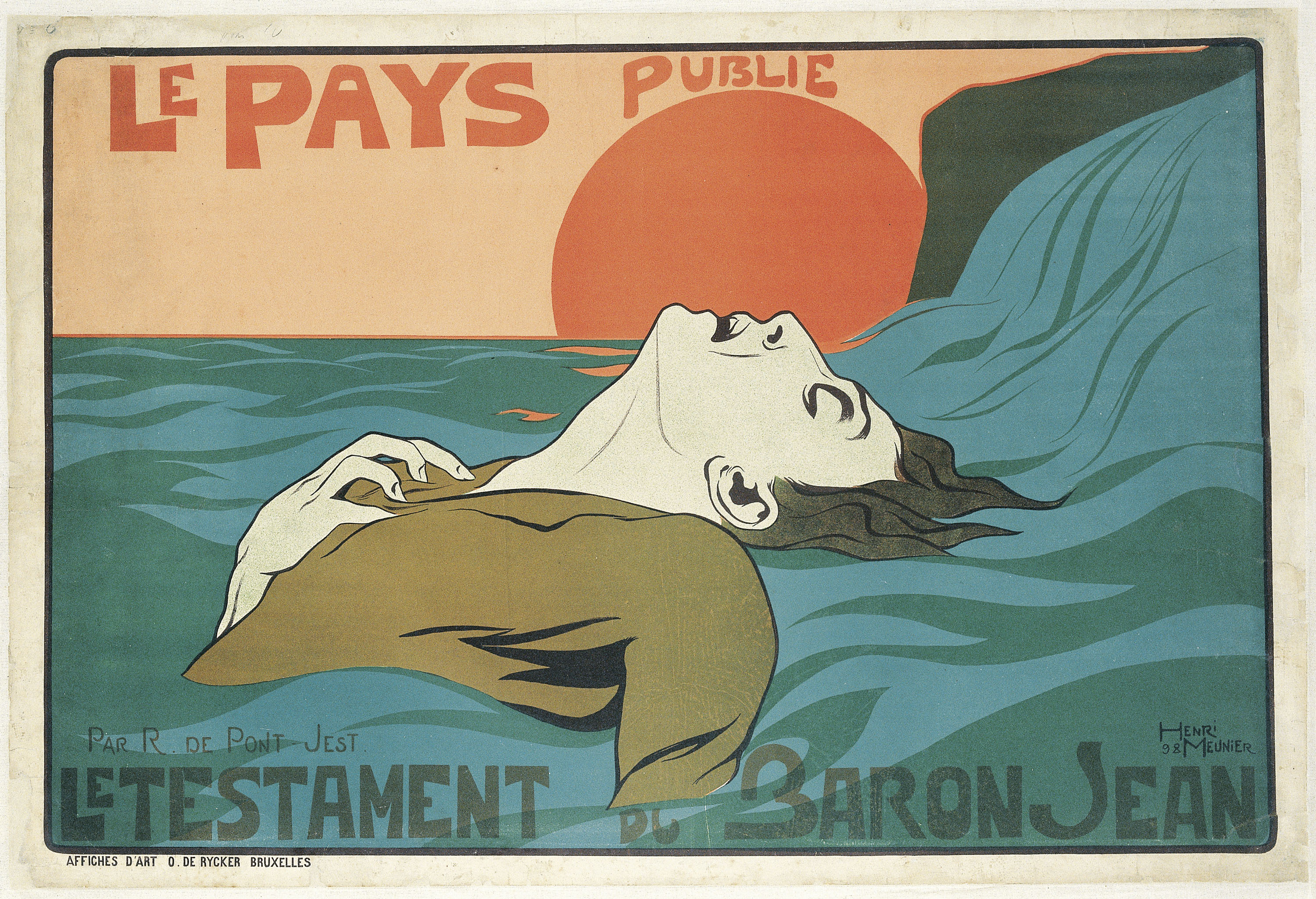 image for: Henri Meunier - Le testament du baron Jean - 1898