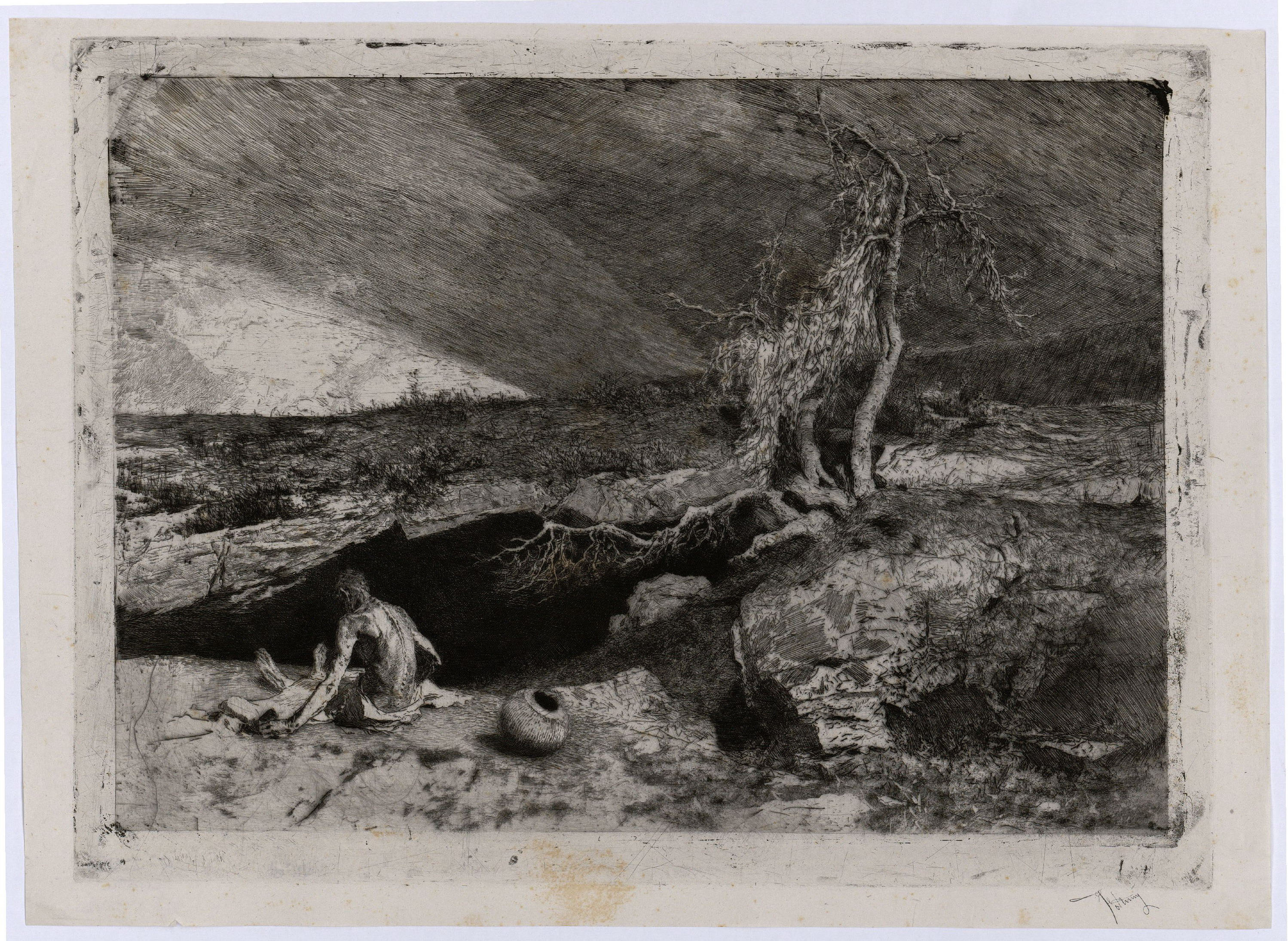 image for: Marià Fortuny - Anacoreta - Cap a 1869