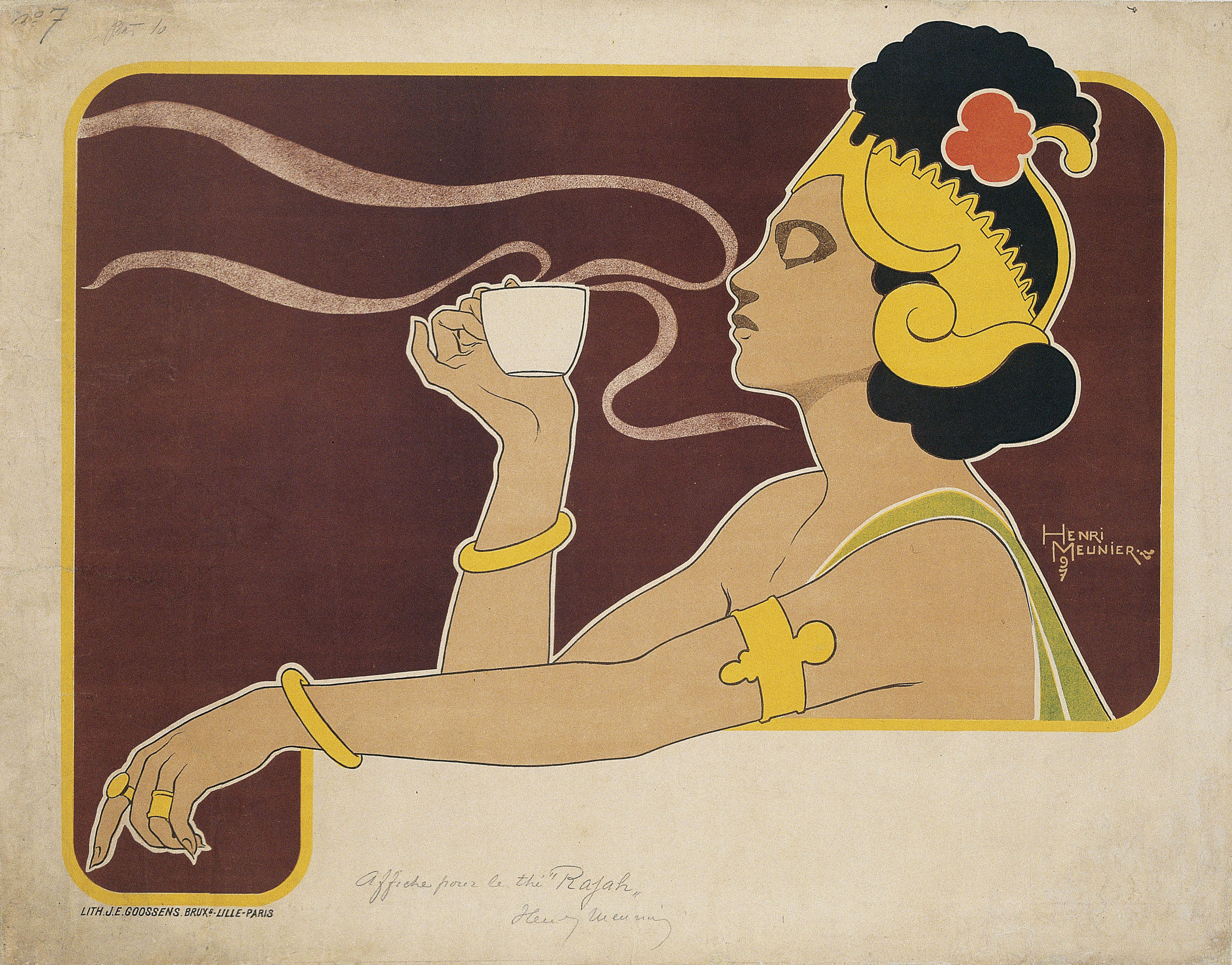 image for: Henri Meunier - Thé Rajah - 1897