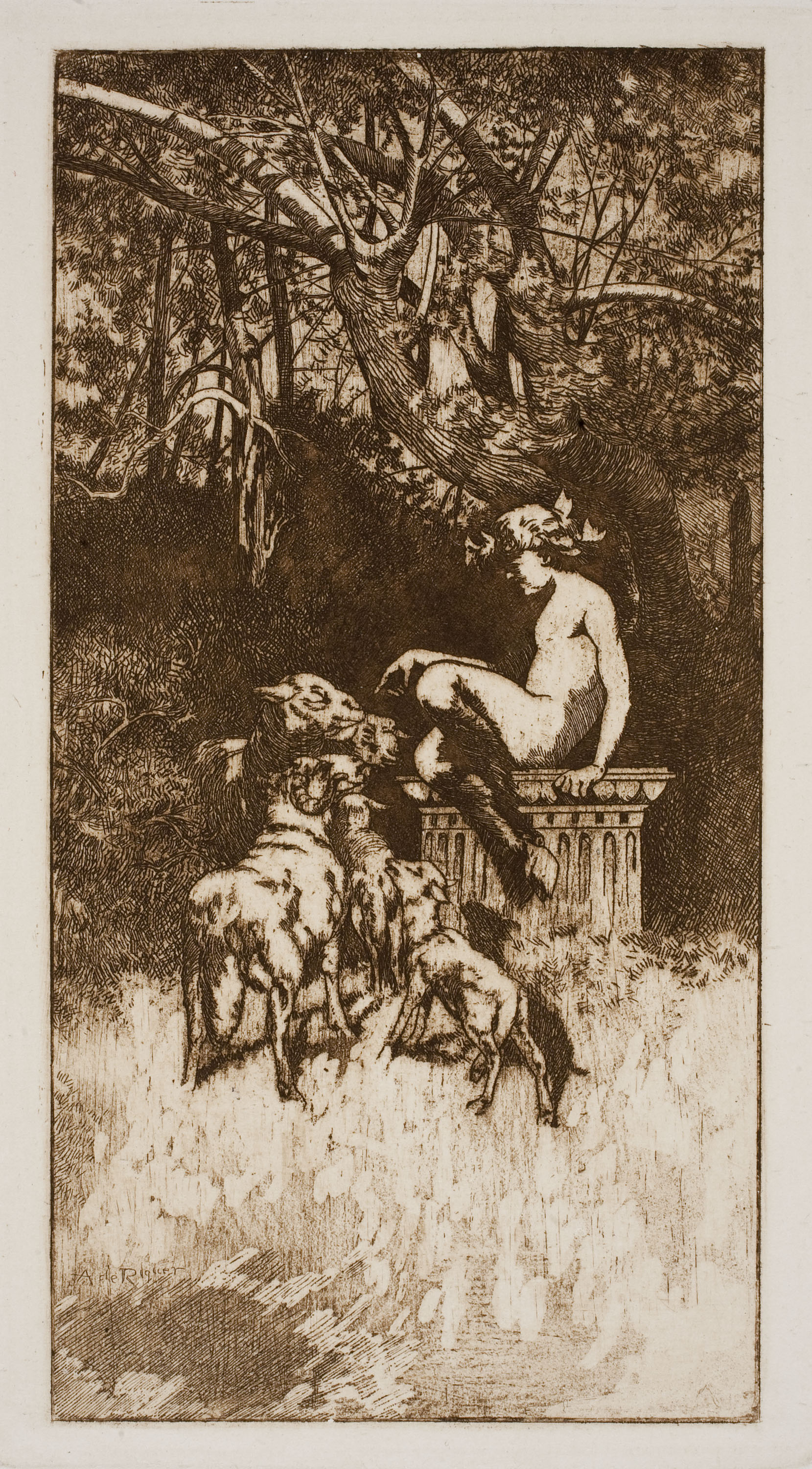 image for: Alexandre de Riquer - Composició al·legòrica - Inicis del segle XX