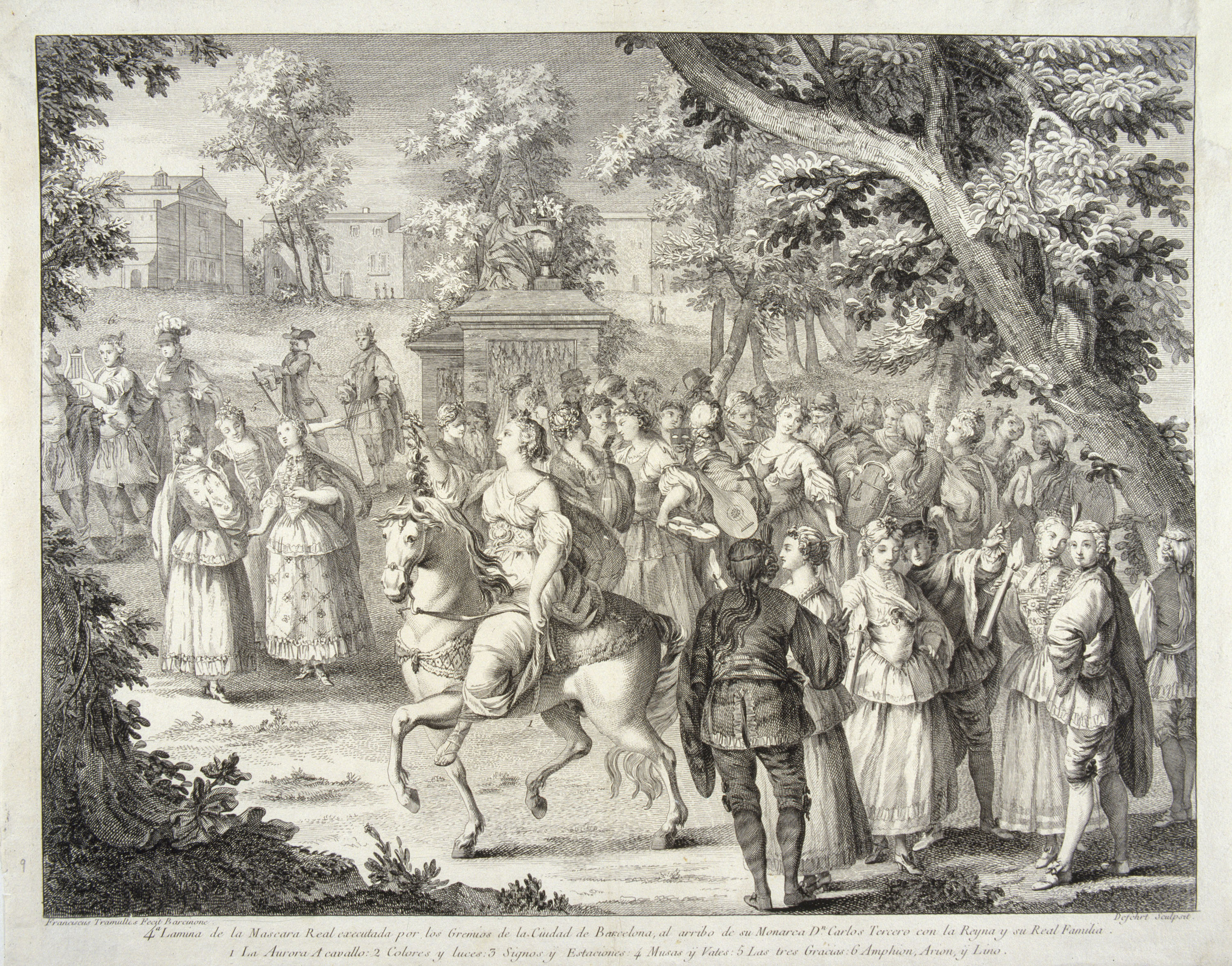 image for: A.J. Defehrt - Comitiva de l'Aurora - 1764