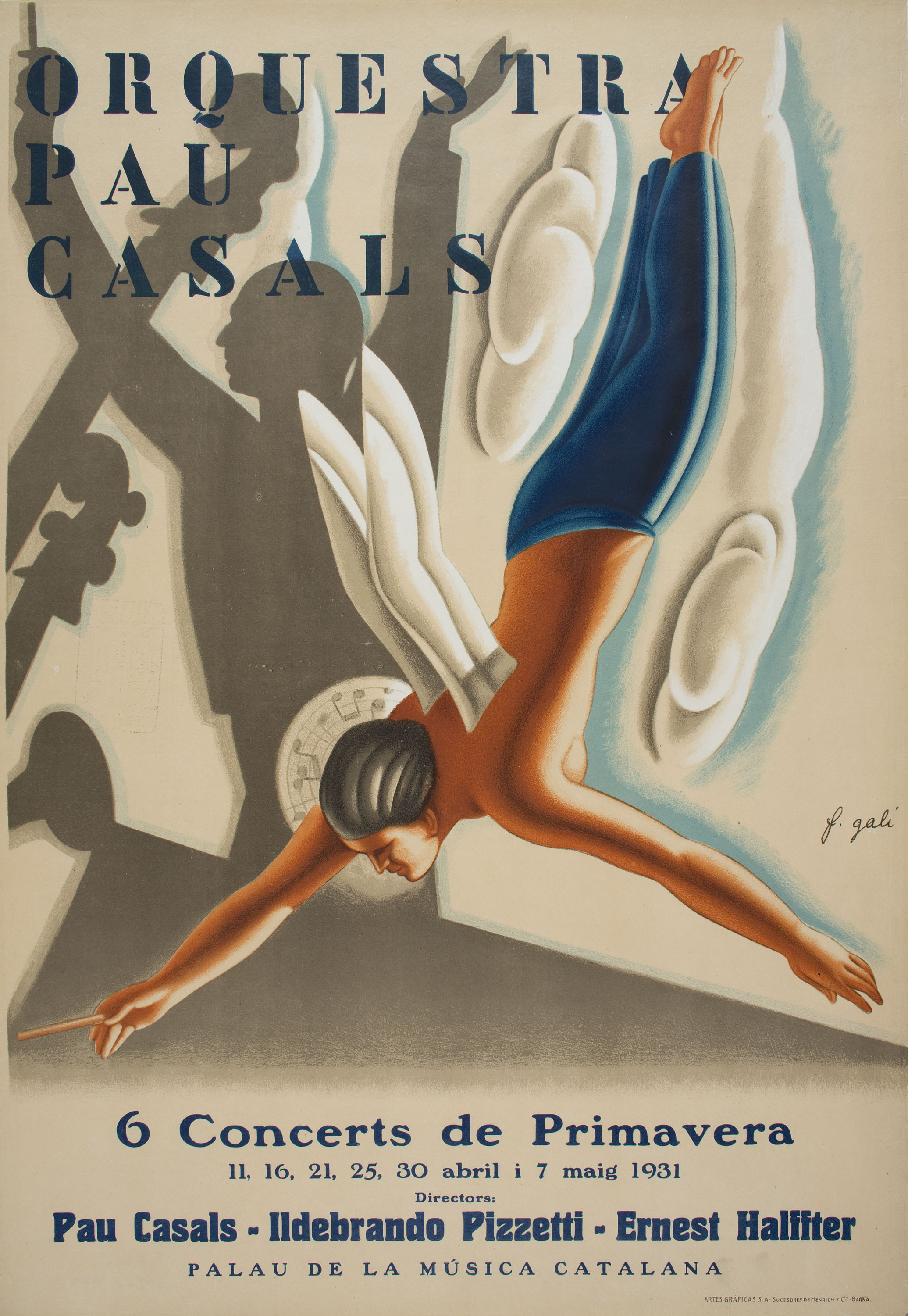 image for: Francesc d'Assís Galí - Orquestra Pau Casals - 1931