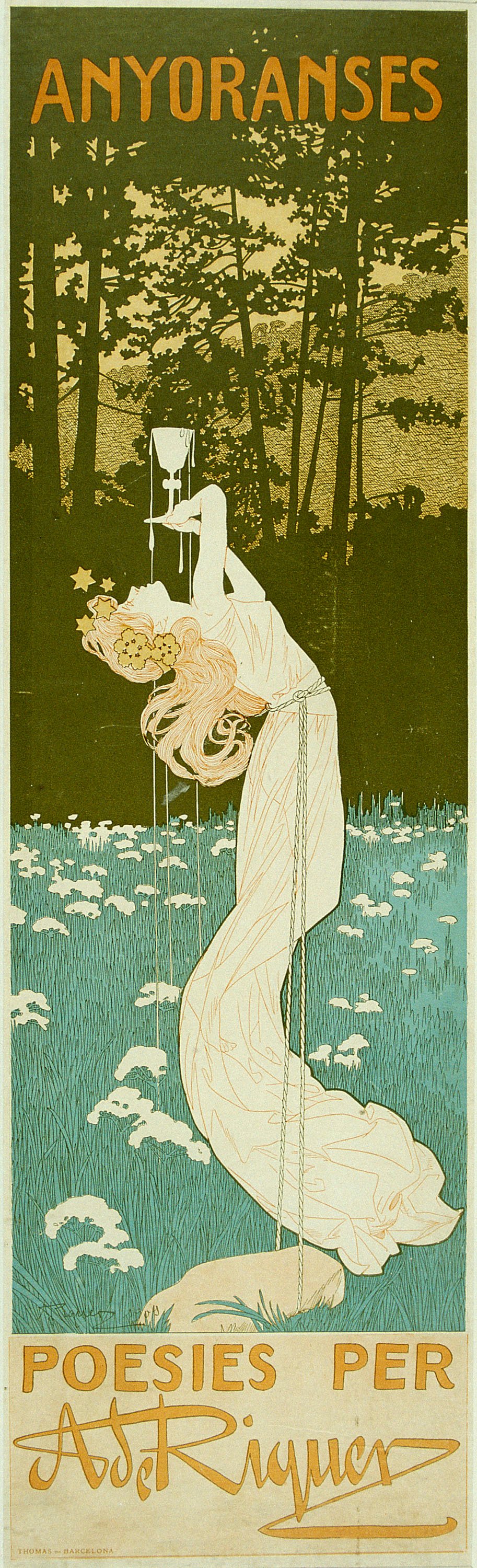image for: Alexandre de Riquer - Anyoranses. Poesies per A. de Riquer - 1901