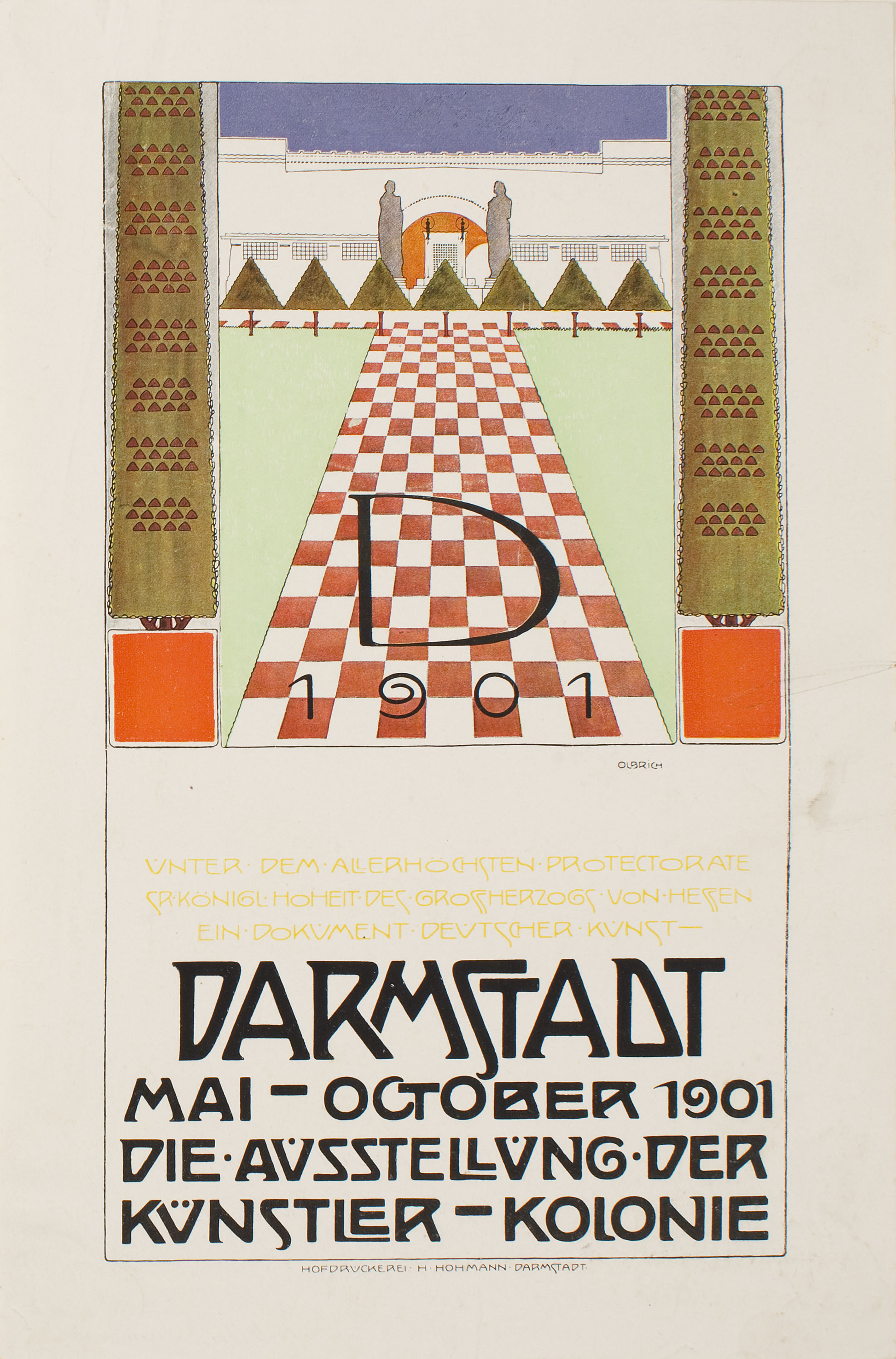 image for: Josef Maria Olbrich - Darmstadt Mai-October 1901 Die Ausstellung der Künstler-Kolonie - 1901