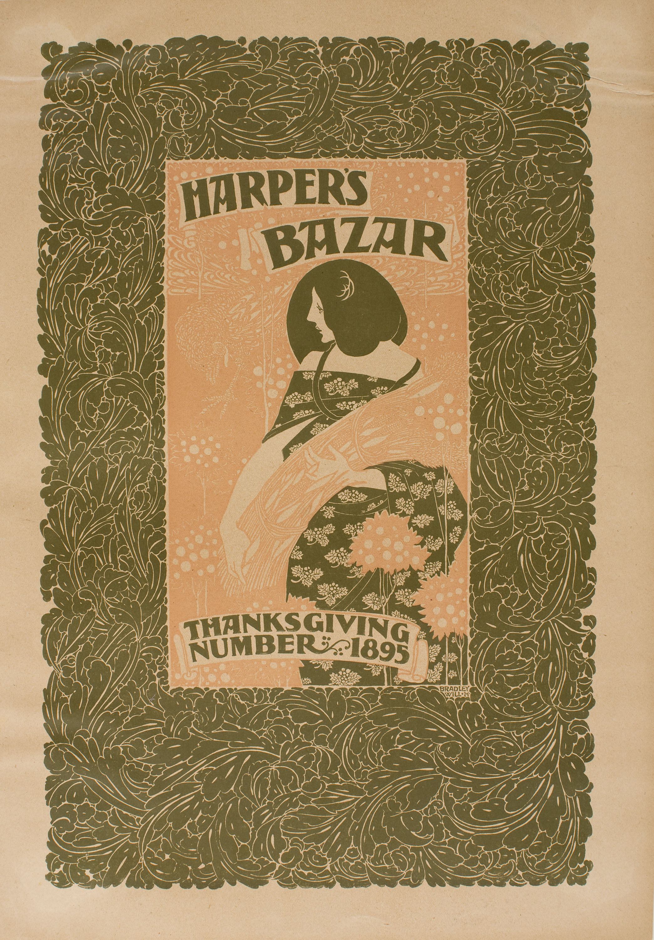 image for: William Henry Bradley - Harper's Bazar. Thanksgiving Number 1895 - 1895