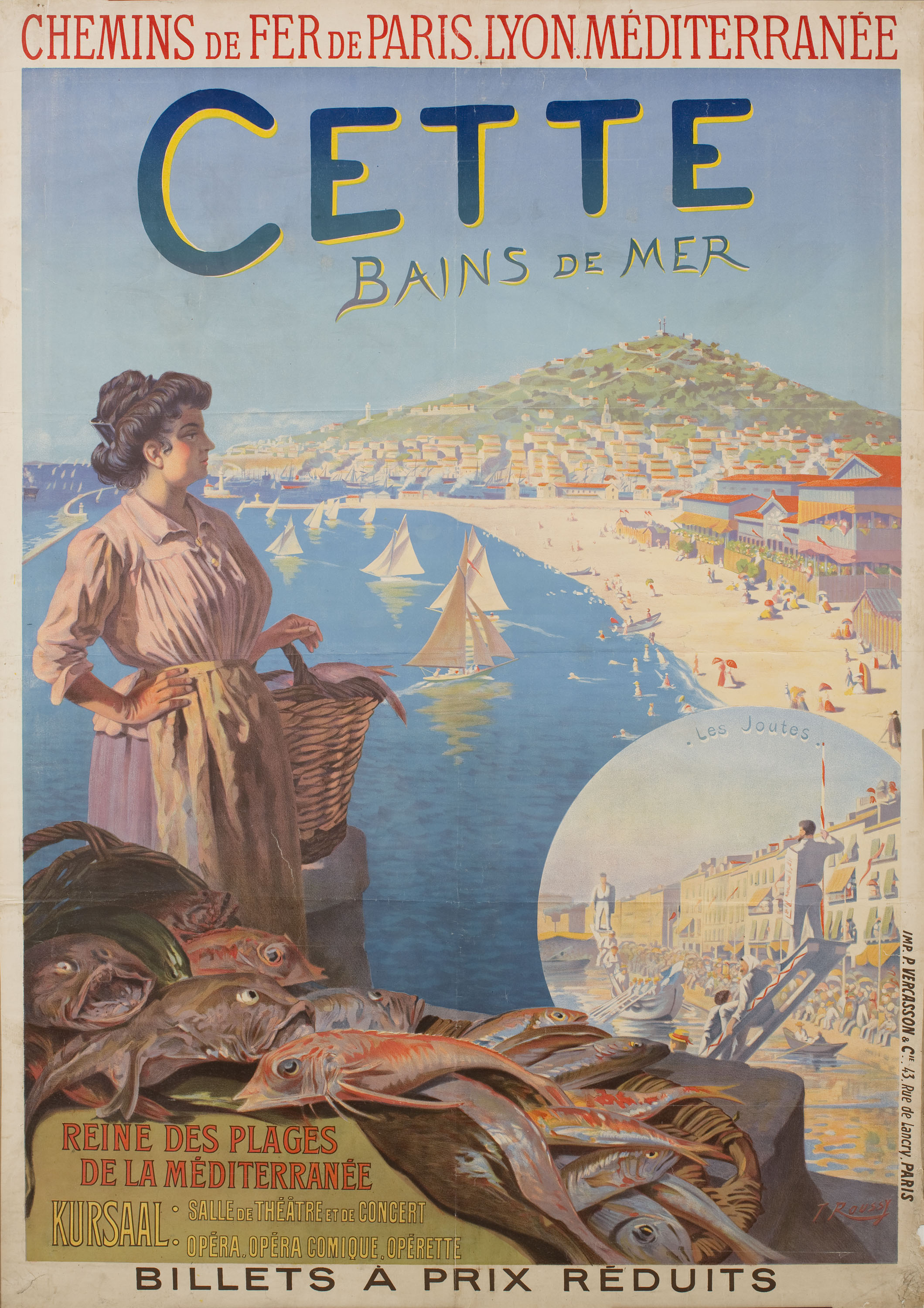 image for: Toussaint Roussy - Cette Bains de mer - Anterior a 1903