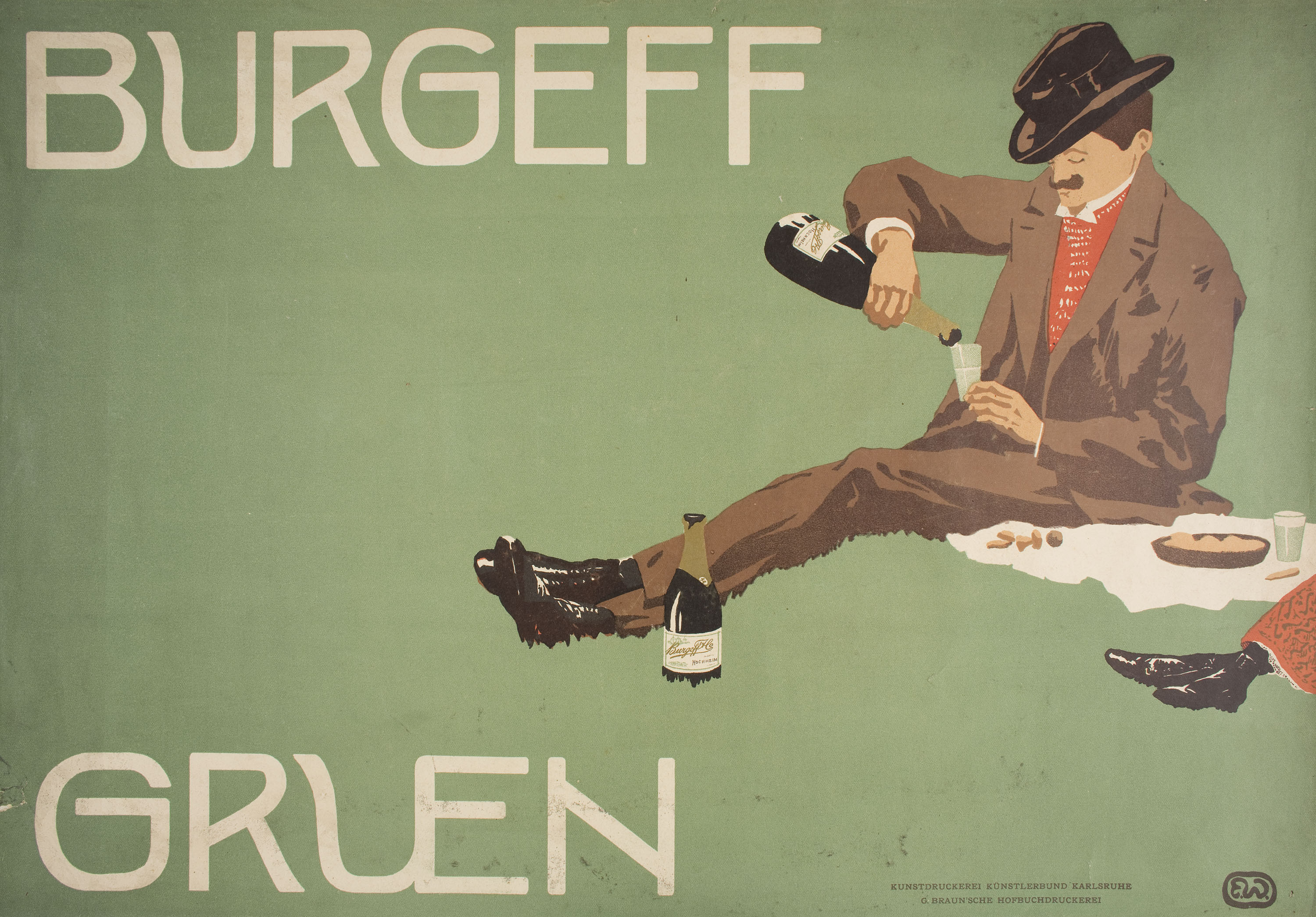 image for: Ernst Wiemann - Burgeff Gruen - Cap a 1898-1902