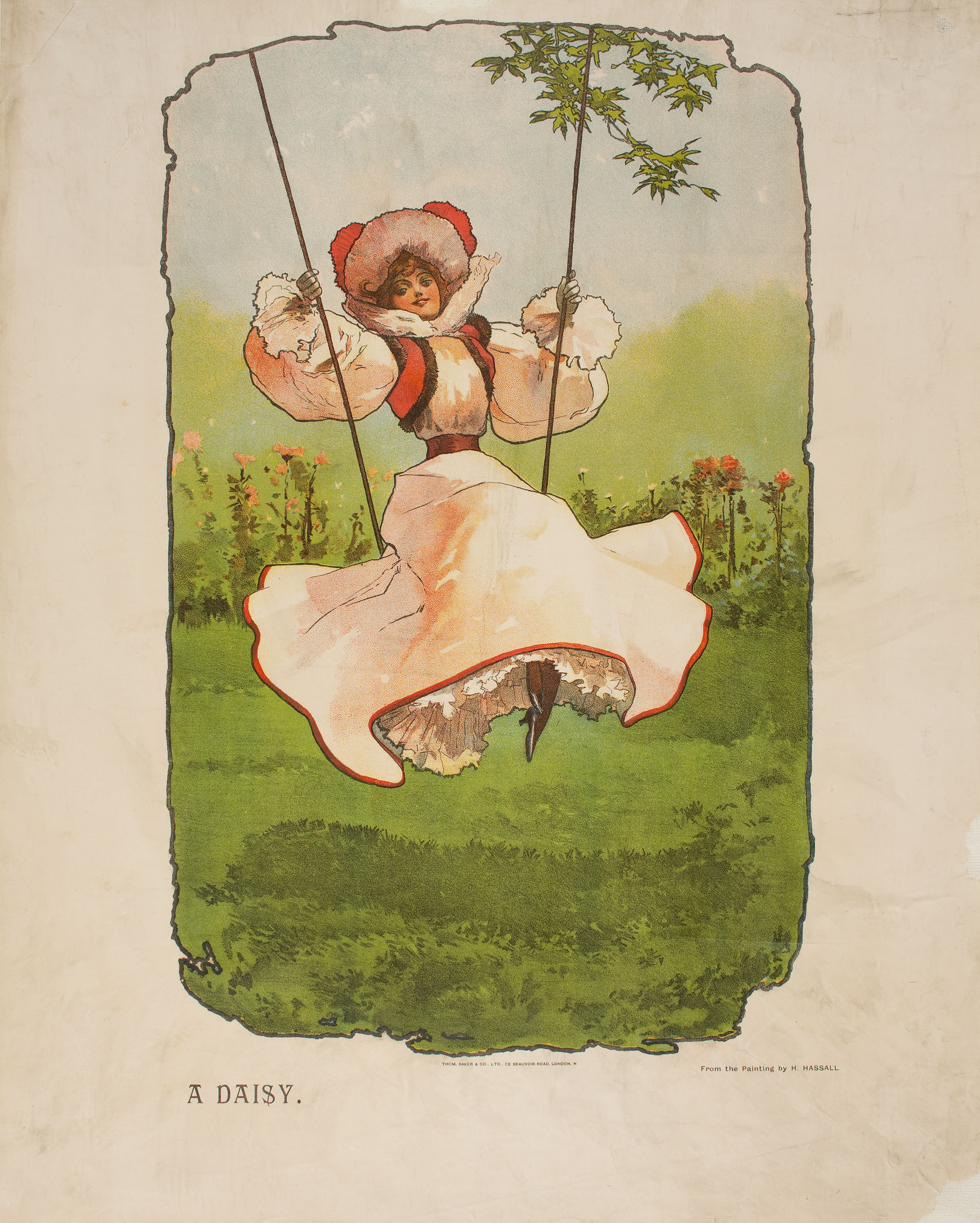 image for: John Hassall - [A Daisy] - Cap a 1893-1902