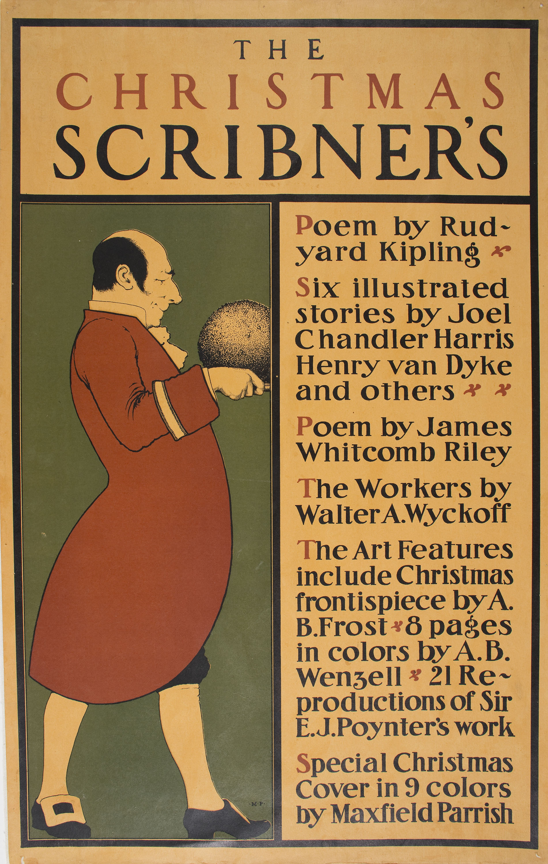 image for: Maxfield Parrish - The Christmas Scribner's - 1897