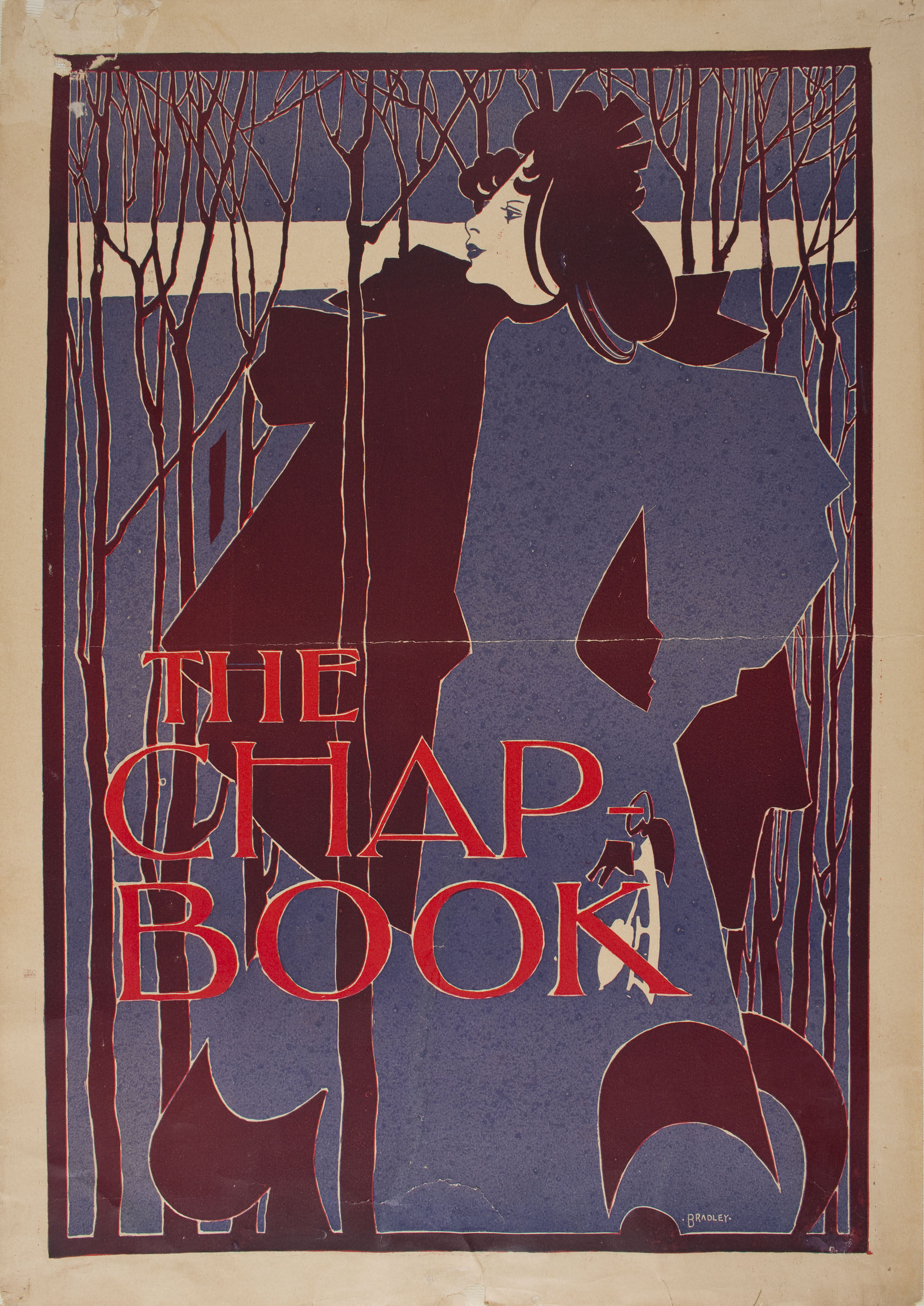 image for: William Henry Bradley - The Chap Book (The Blue Lady) - 1895