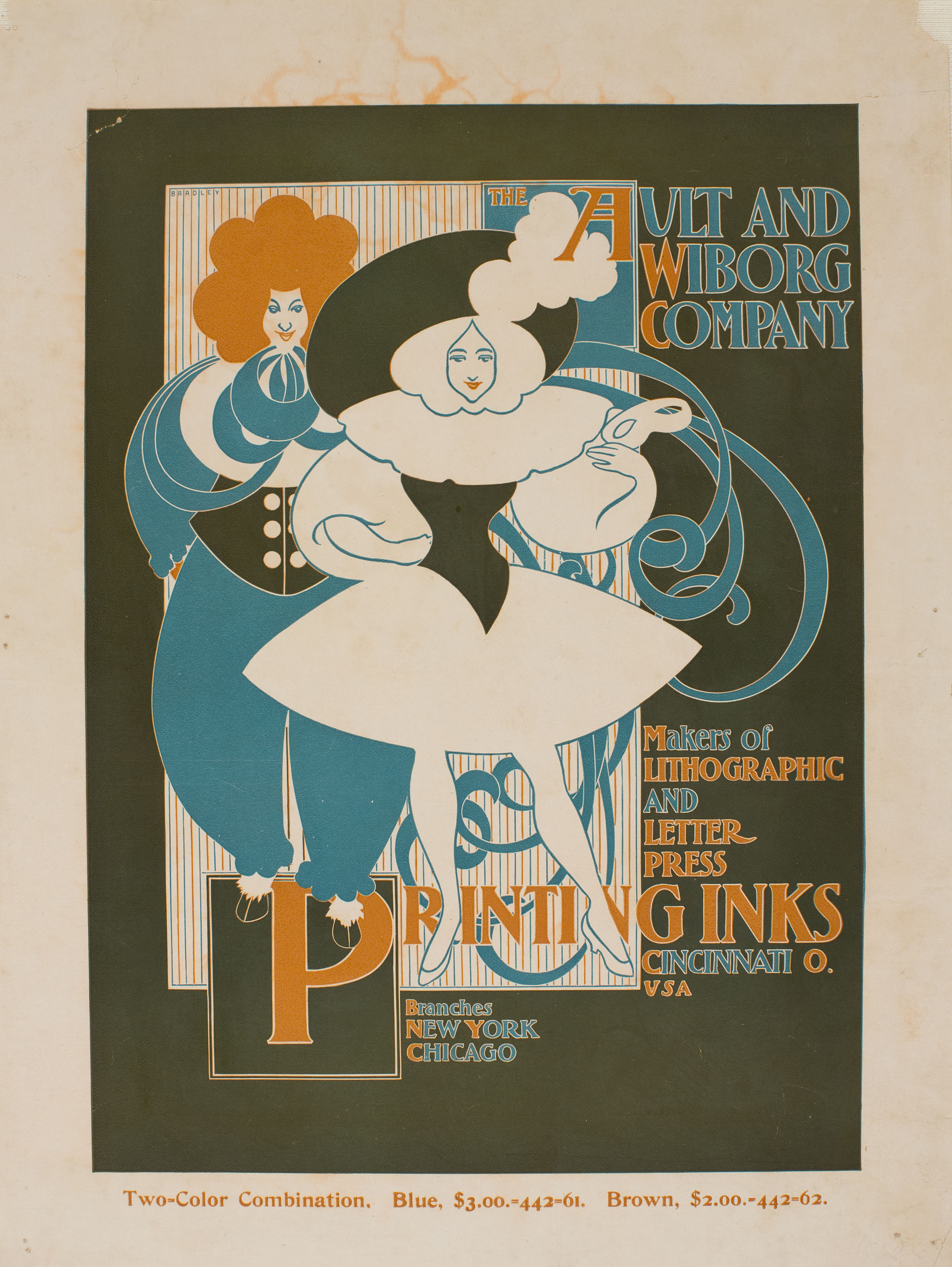 image for: William Henry Bradley - The Ault and Wiborg Company - Cap a 1894-1902