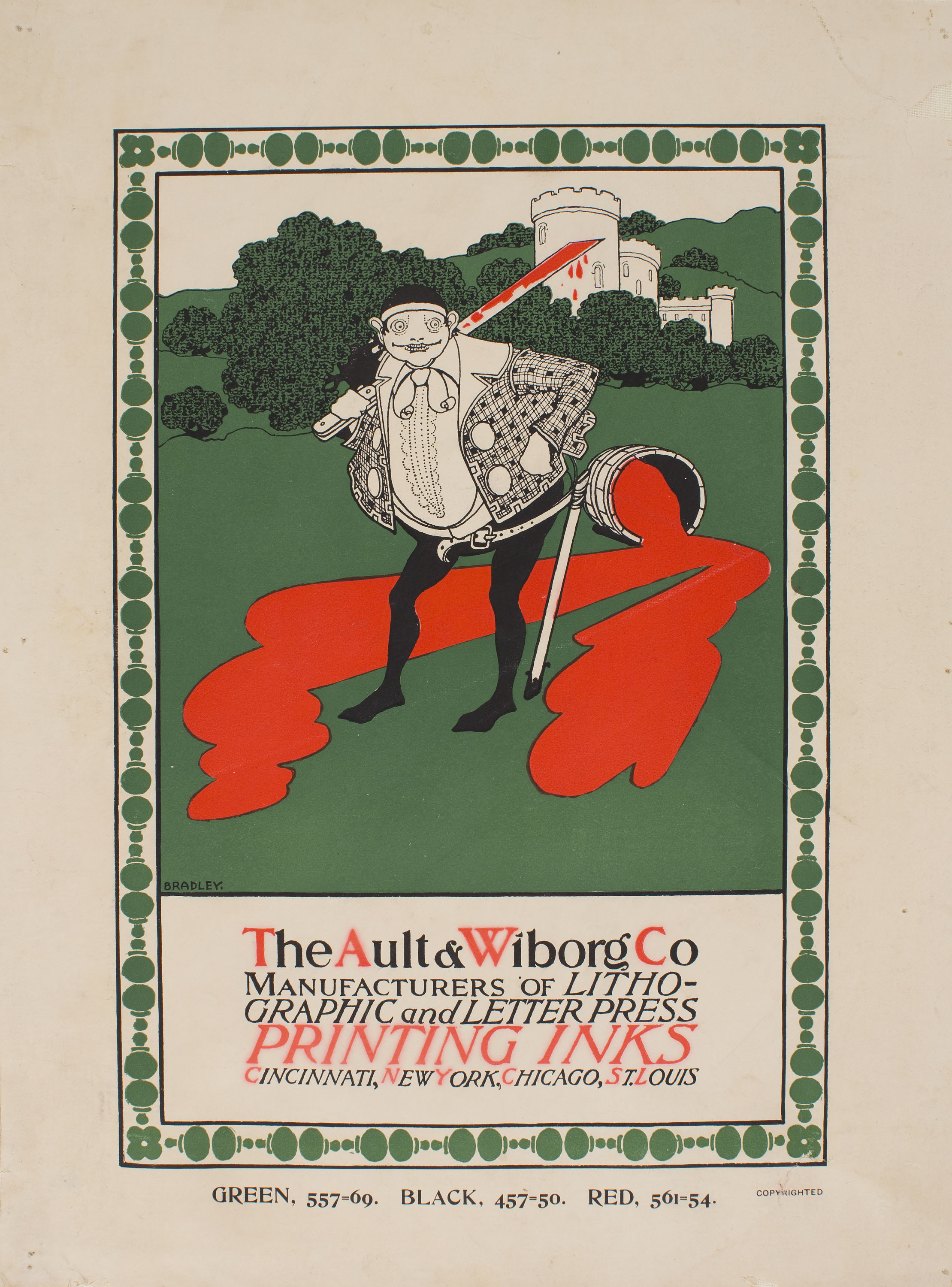 image for: William Henry Bradley - The Ault & Wiborg Co - Cap a 1894-1901