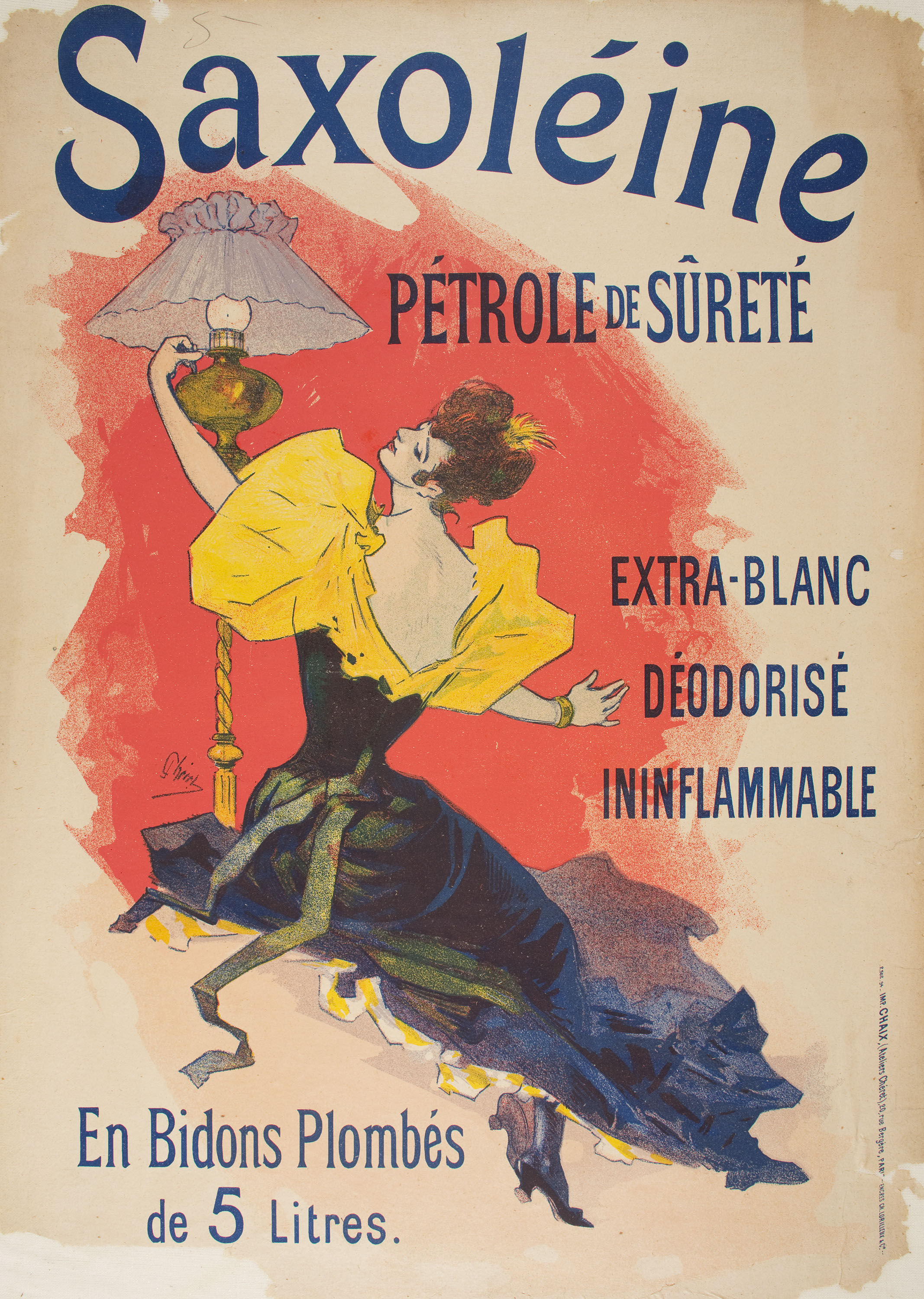 image for: Jules Chéret - Saxoléine Pétrole de Sûreté - 1894