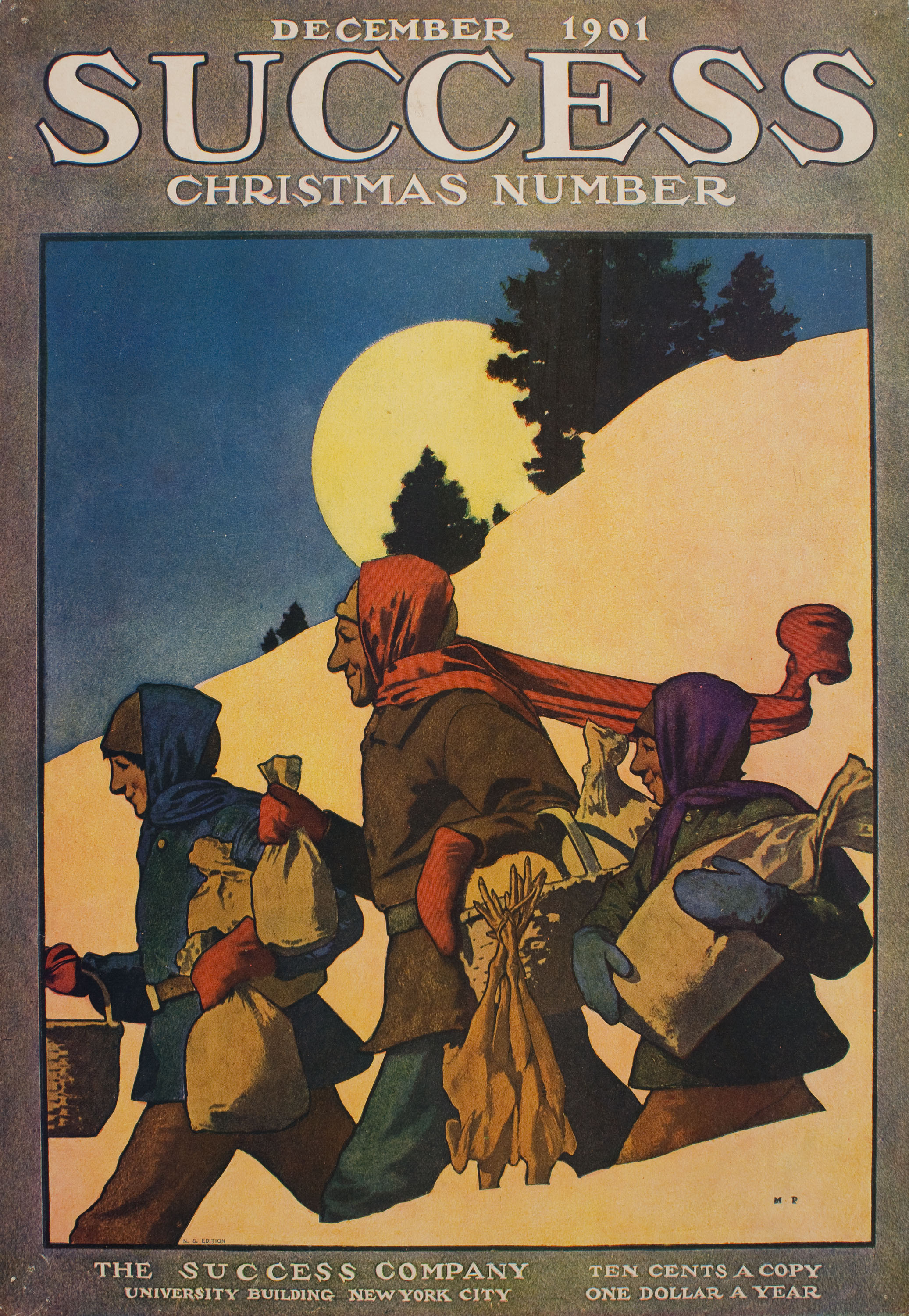 image for: Maxfield Parrish - Success. Christmas Number - 1901