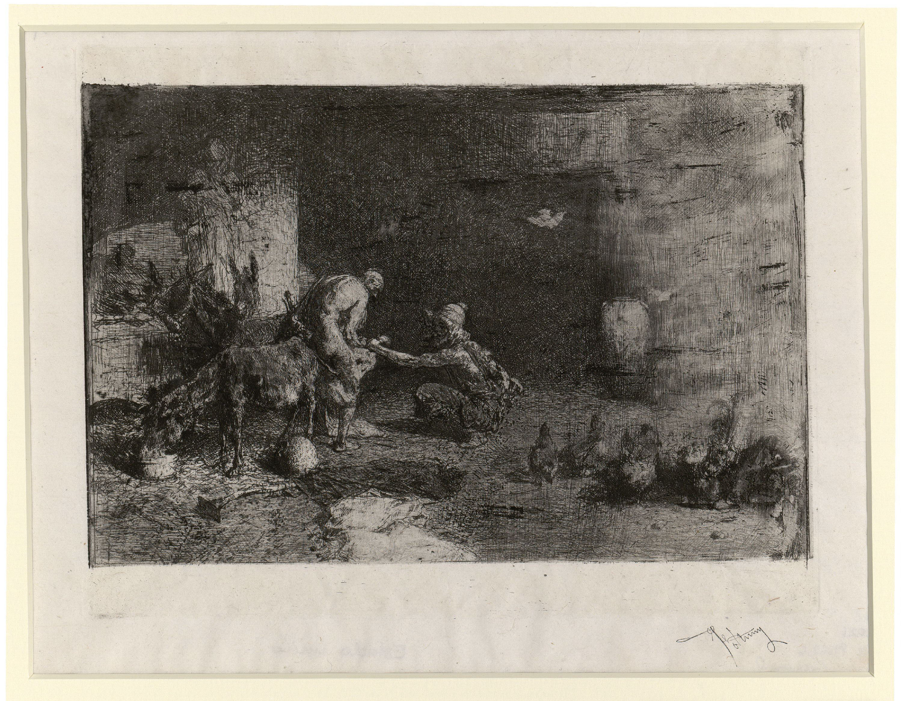 image for: Marià Fortuny - Ferrador marroquí - Cap a 1863
