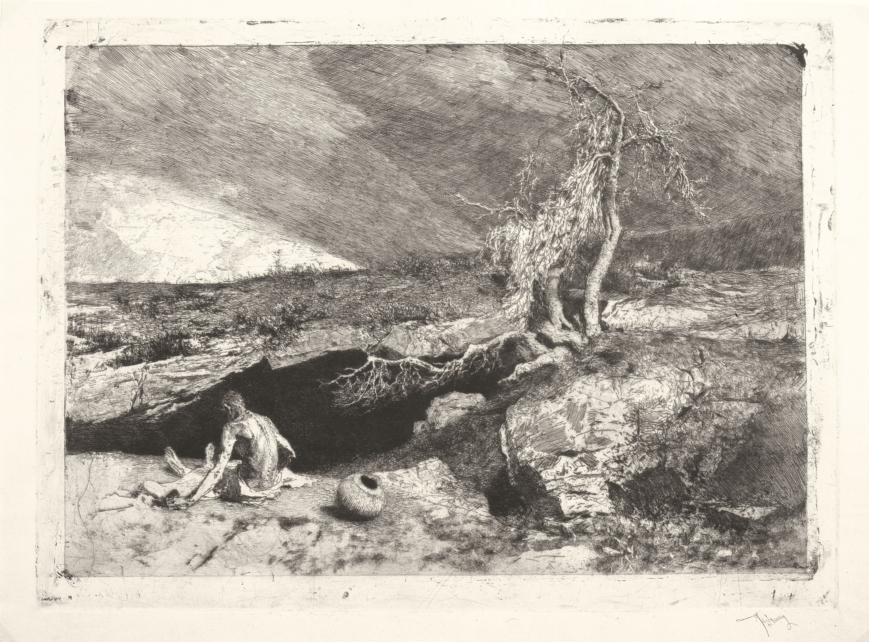 image for: Marià Fortuny - Anacoreta - Cap a 1869