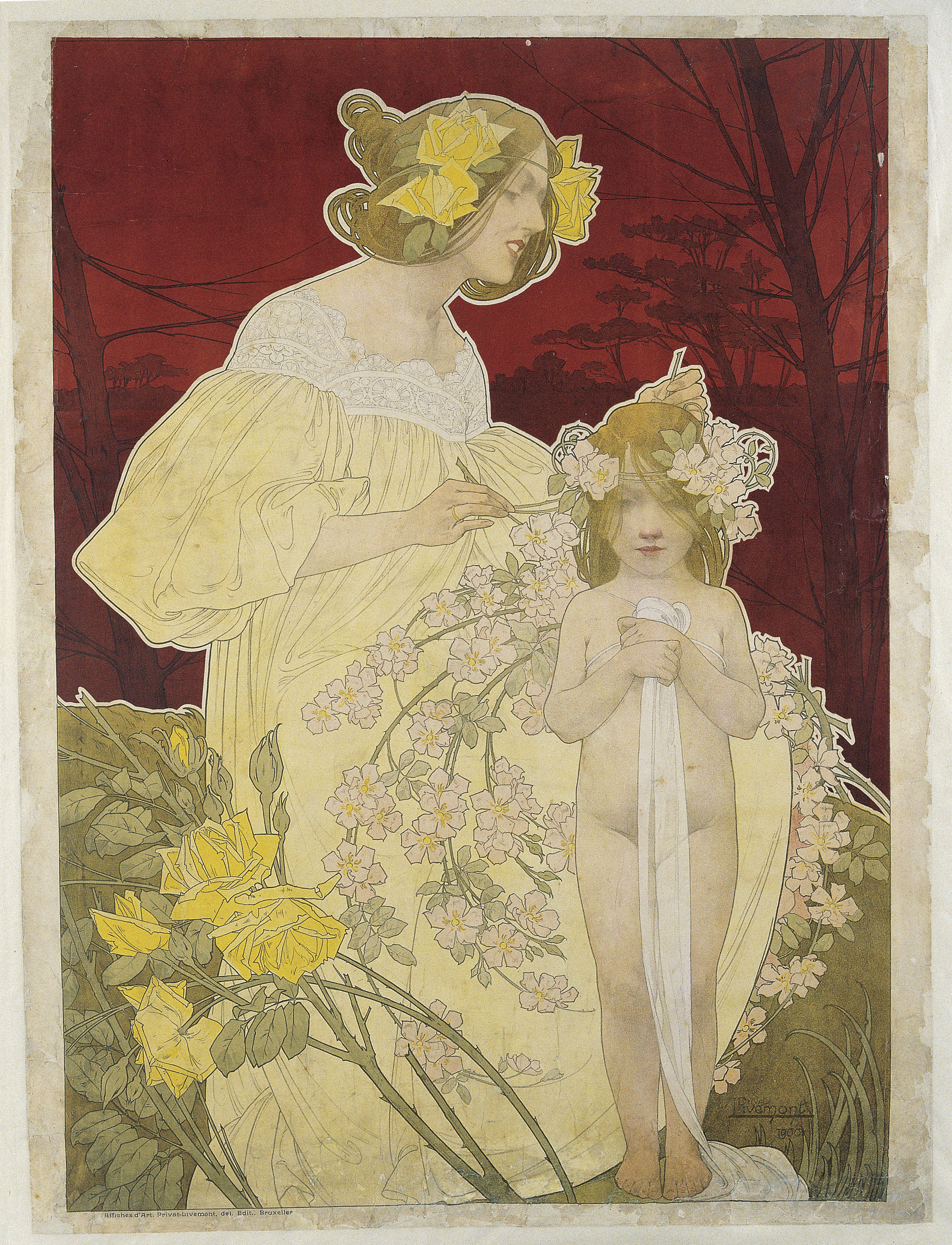 image for: Henri Privat-Livemont - [Palais de la Femme. Exposition de 1900] - 1900