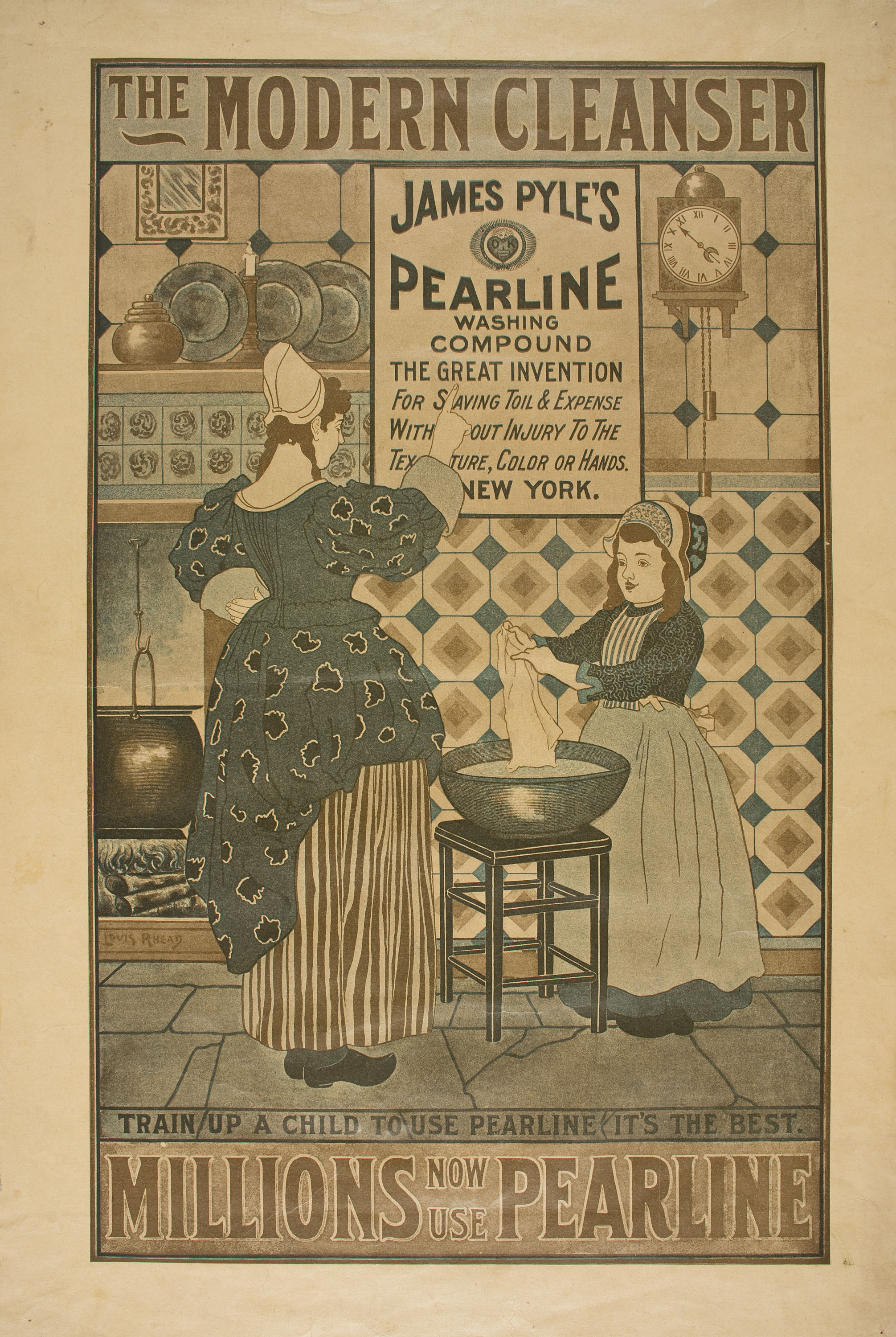 image for: Louis John Rhead - The Modern Cleanser - 1896
