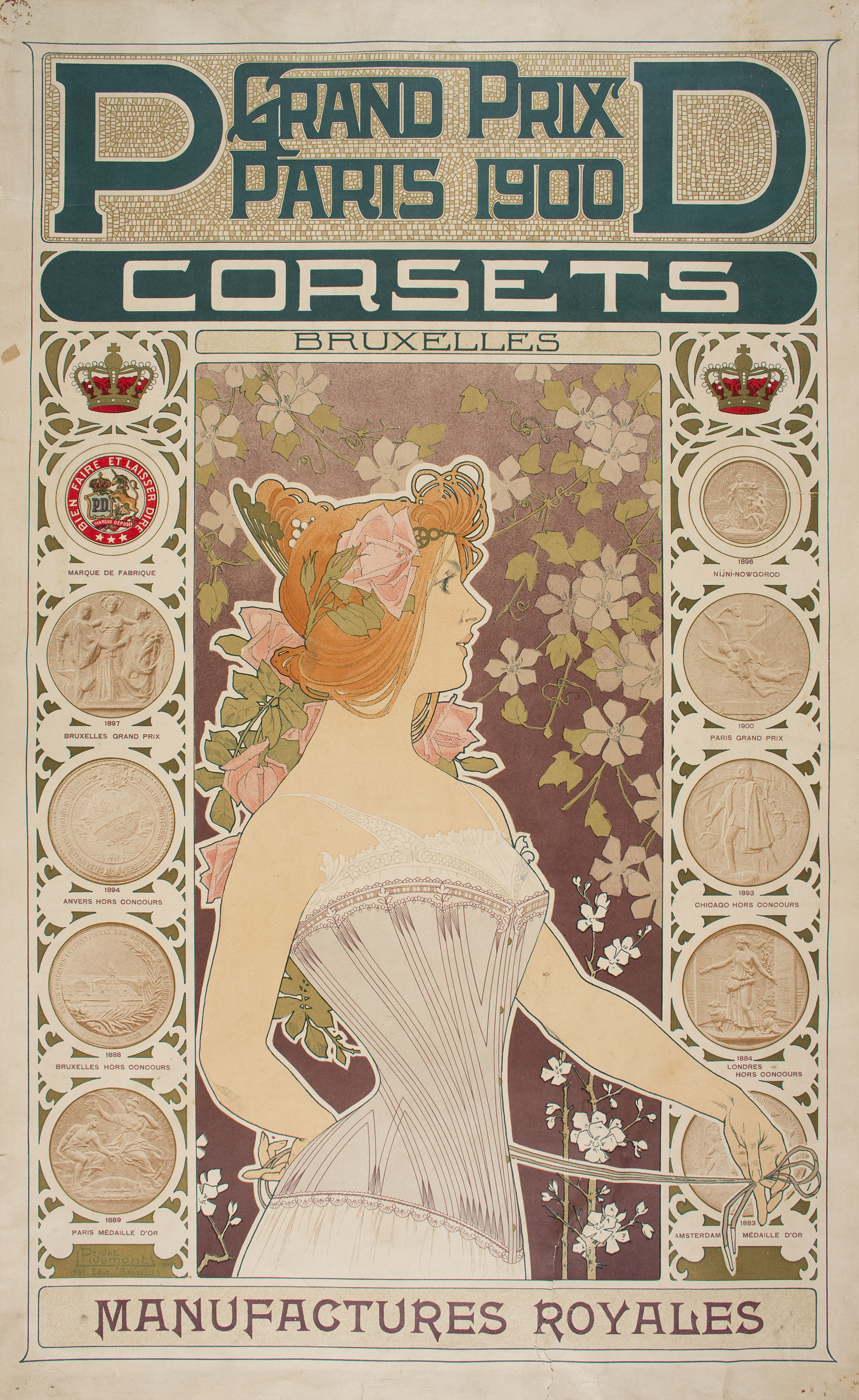 image for: Henri Privat-Livemont - PD Corsets - 1900