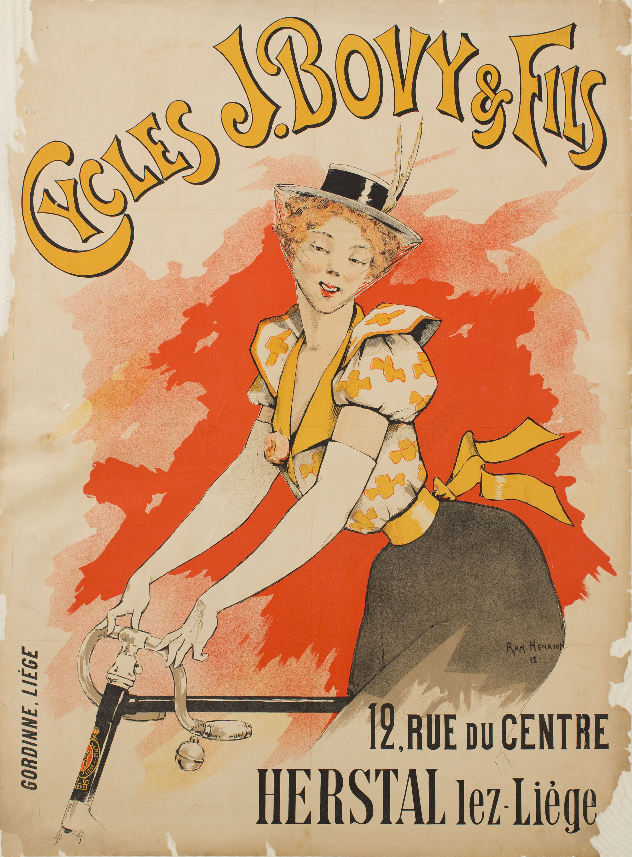 image for: Armand Henrion - Cycles J. Bovy & Fils - 1898