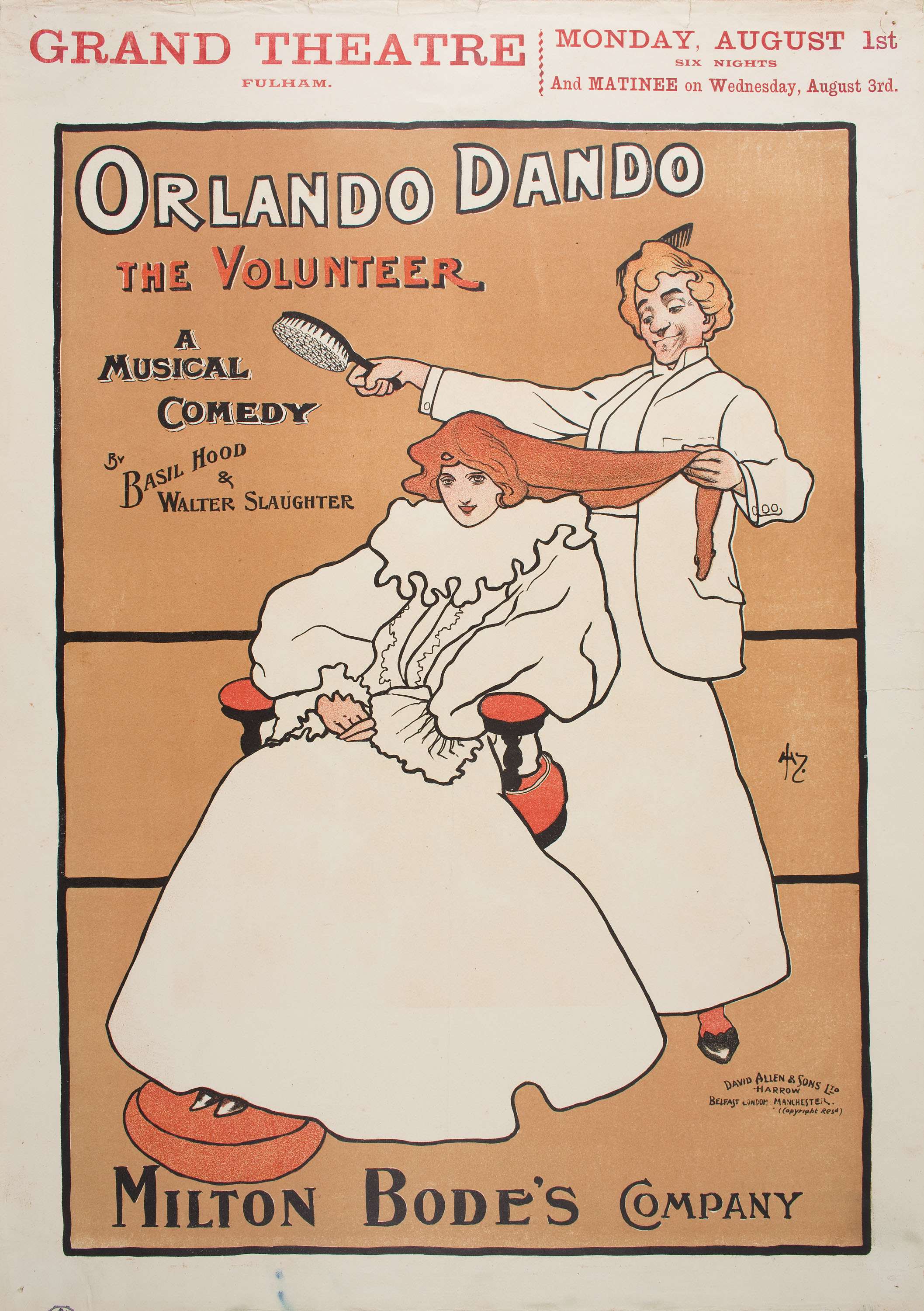 image for: John Hassall - Orlando Dando The Volunteer - 1898