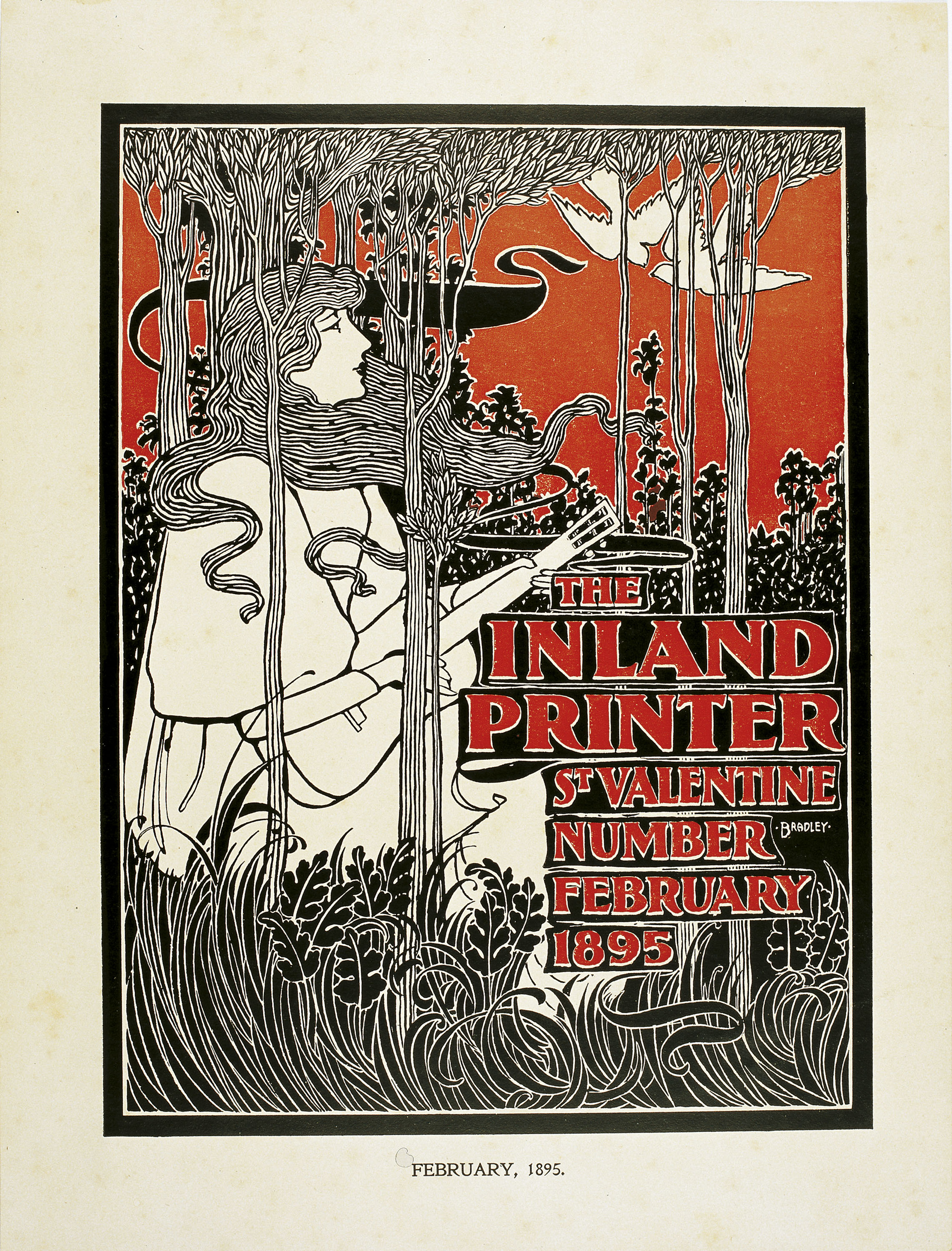 image for: William Henry Bradley - The Inland Printer. St. Valentine Number - 1895