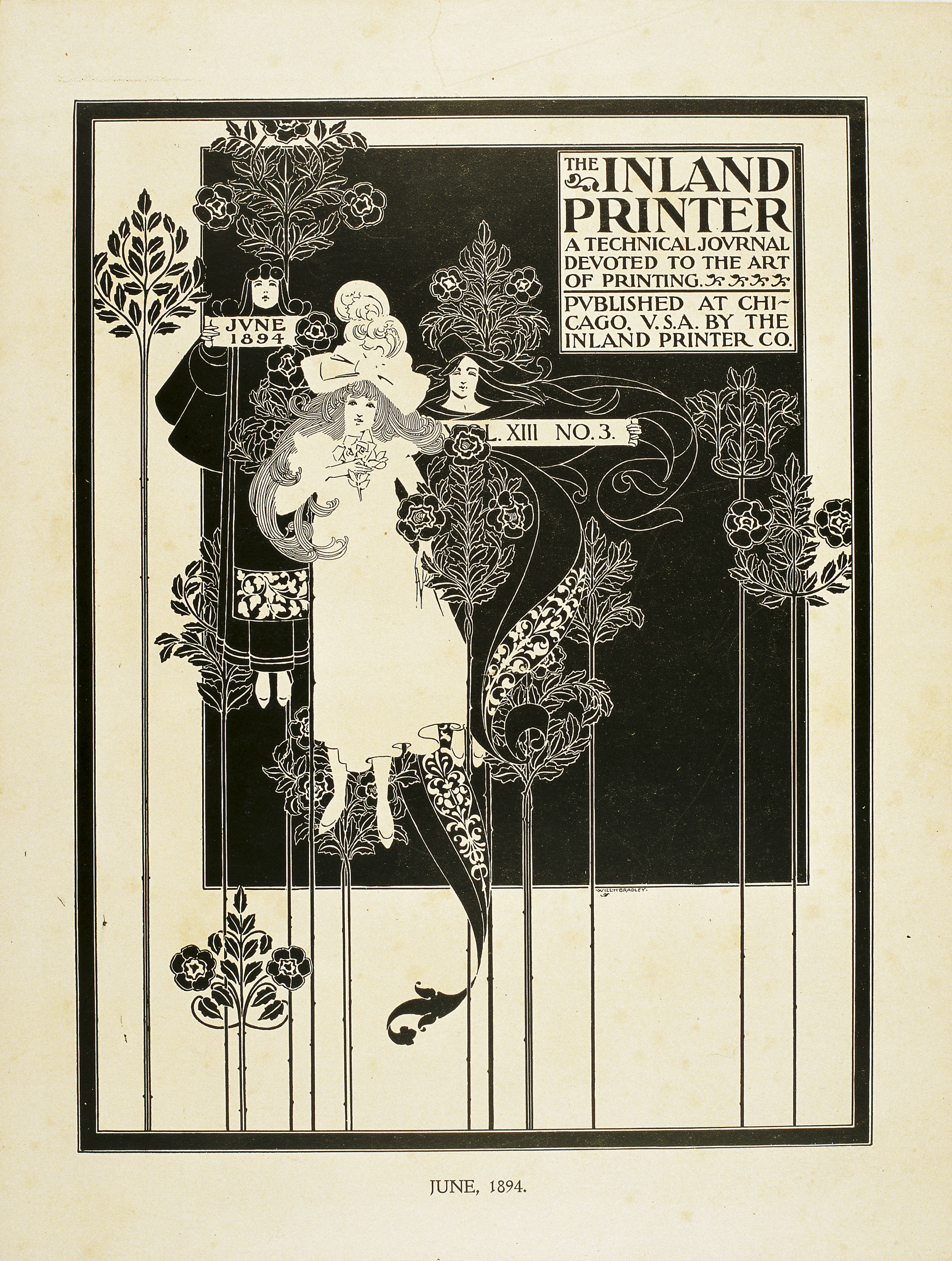 image for: William Henry Bradley - The Inland Printer. June 1894 - 1894