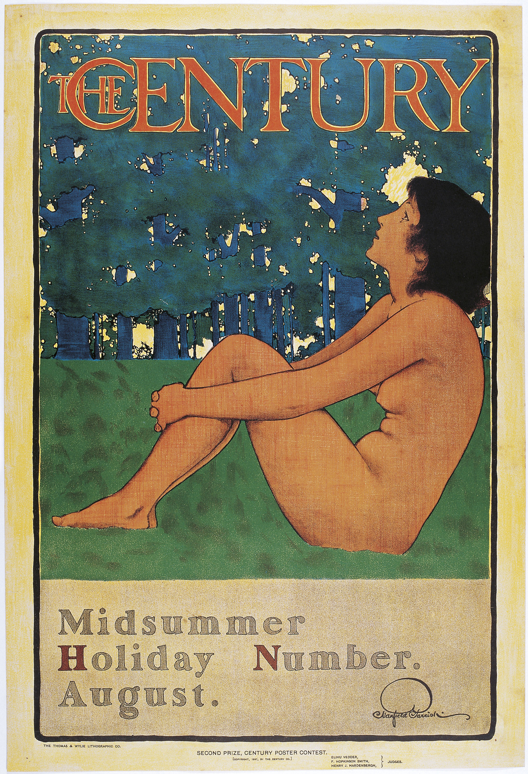 image for: Maxfield Parrish - The Century. Midsummer Holiday Number. August - 1897
