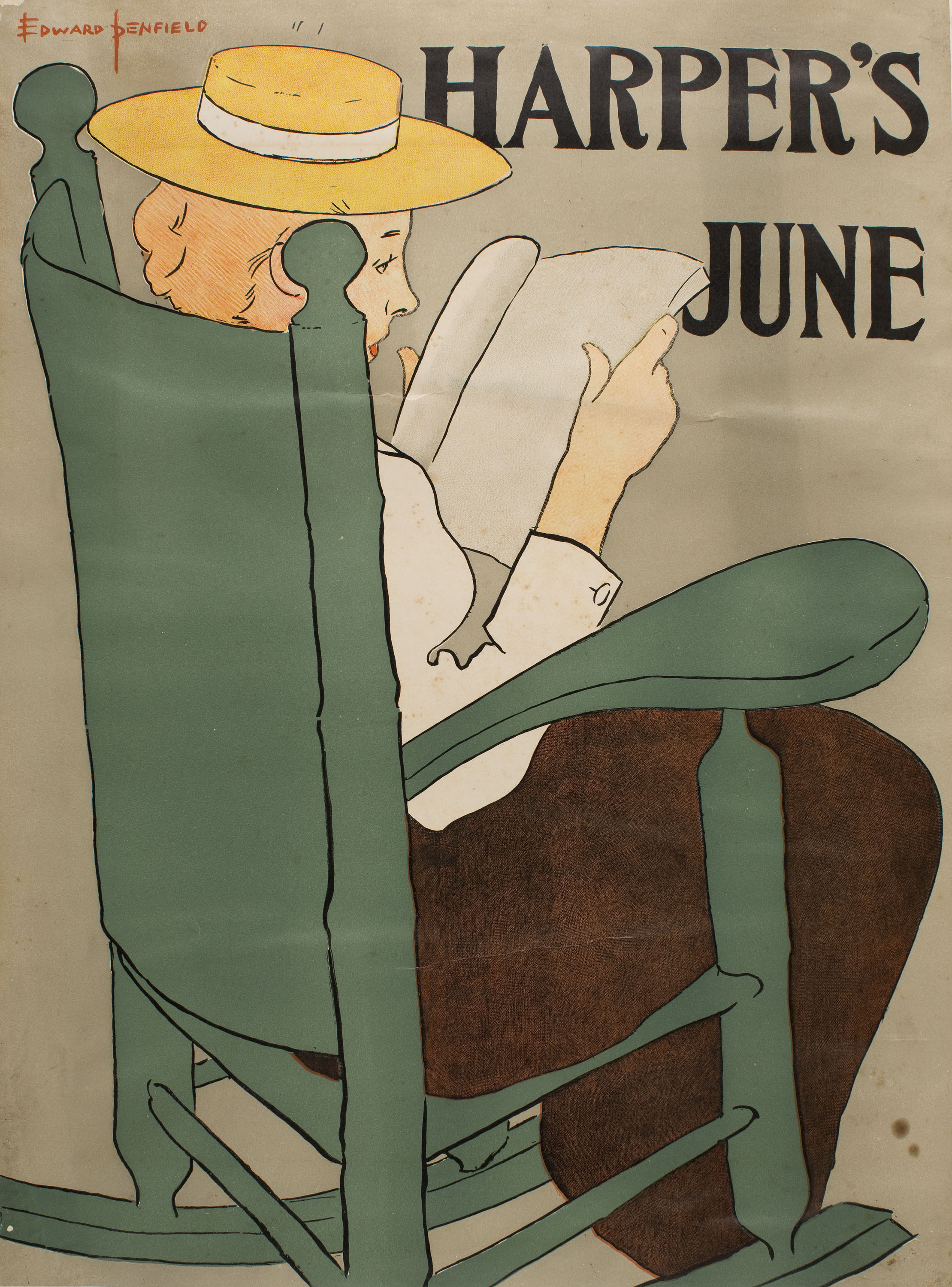 image for: Edward Penfield - Harper's June - 1896