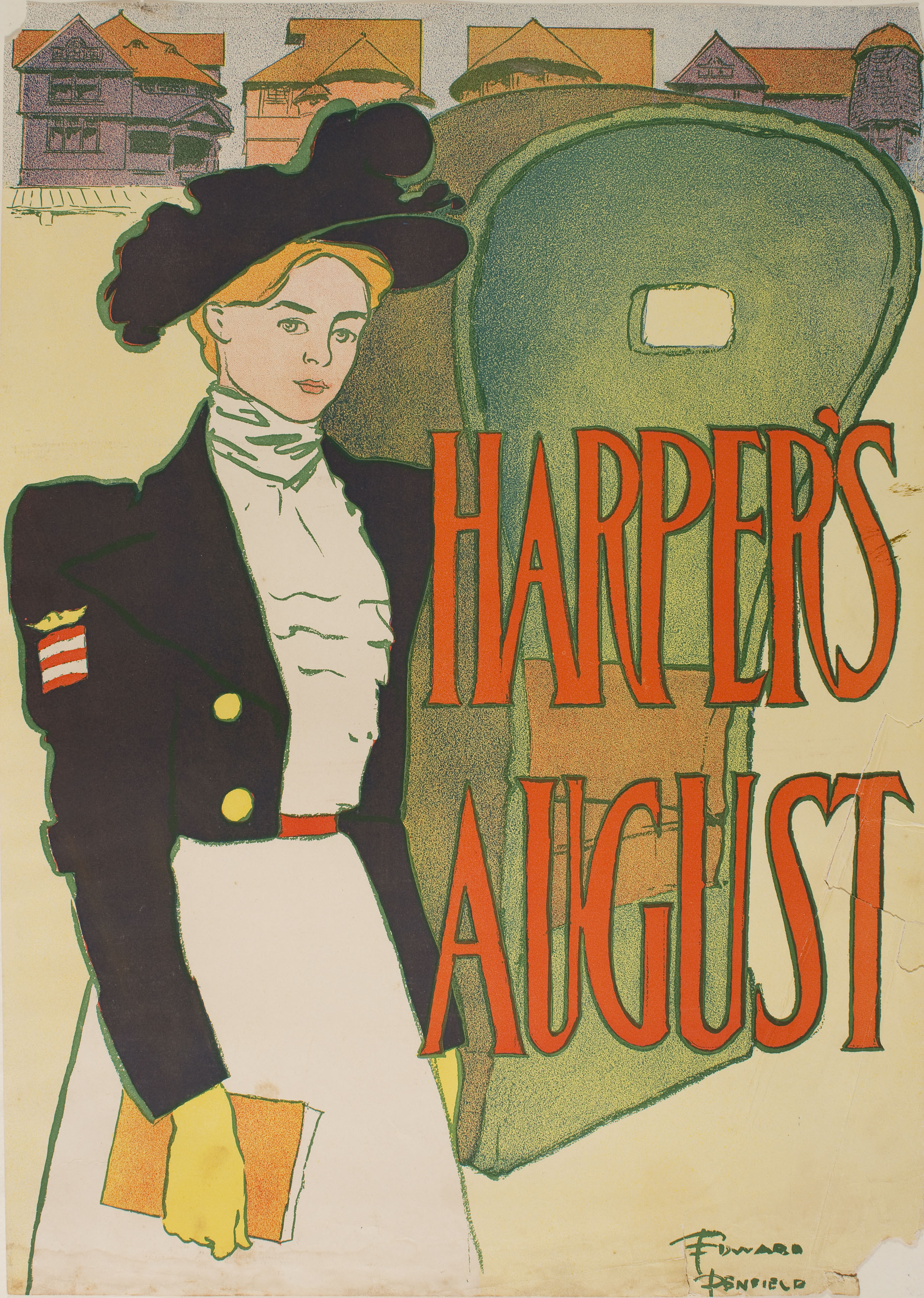 image for: Edward Penfield - Harper's August - 1897