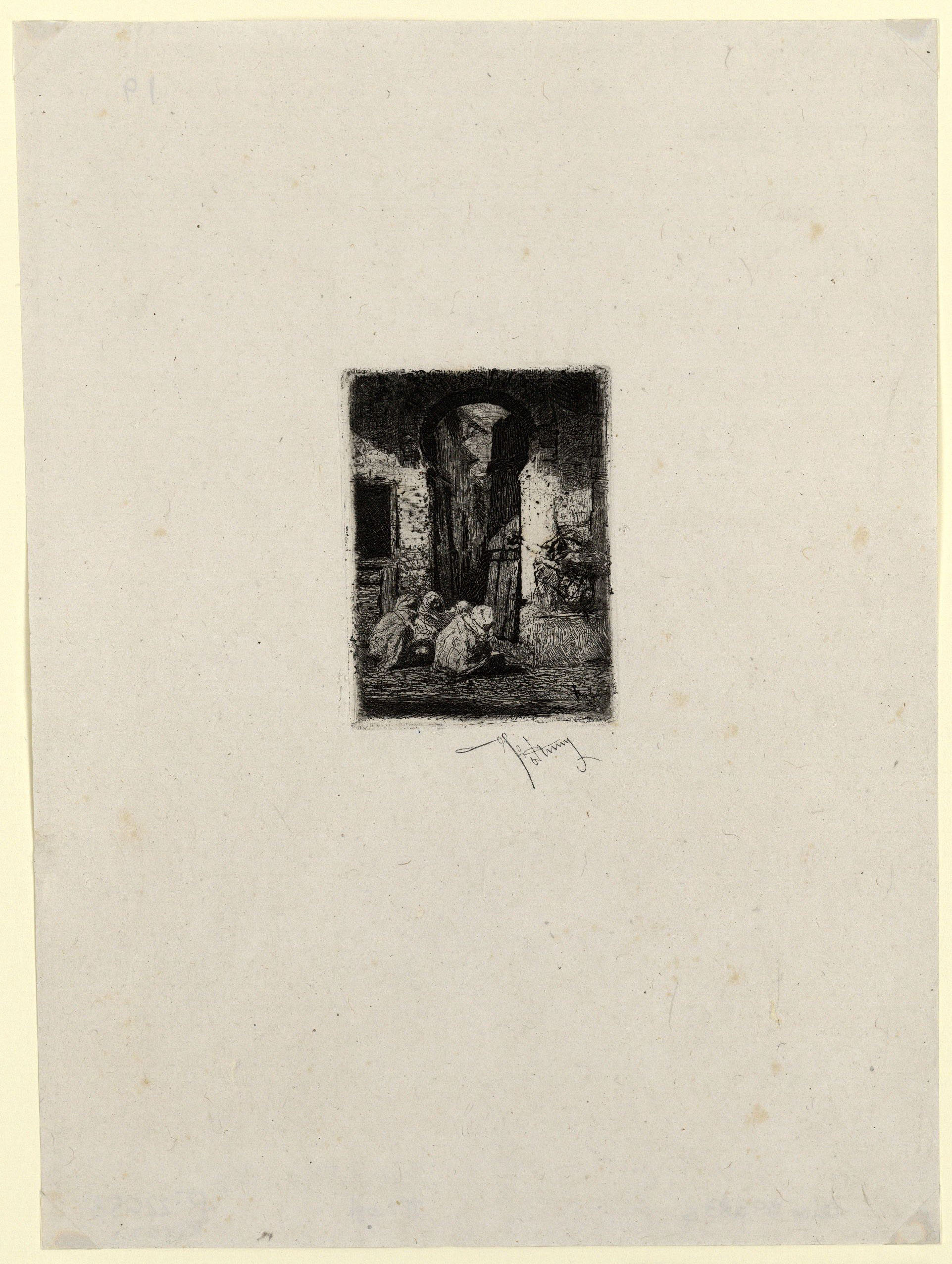 image for: Marià Fortuny - Tànger - Cap a 1861