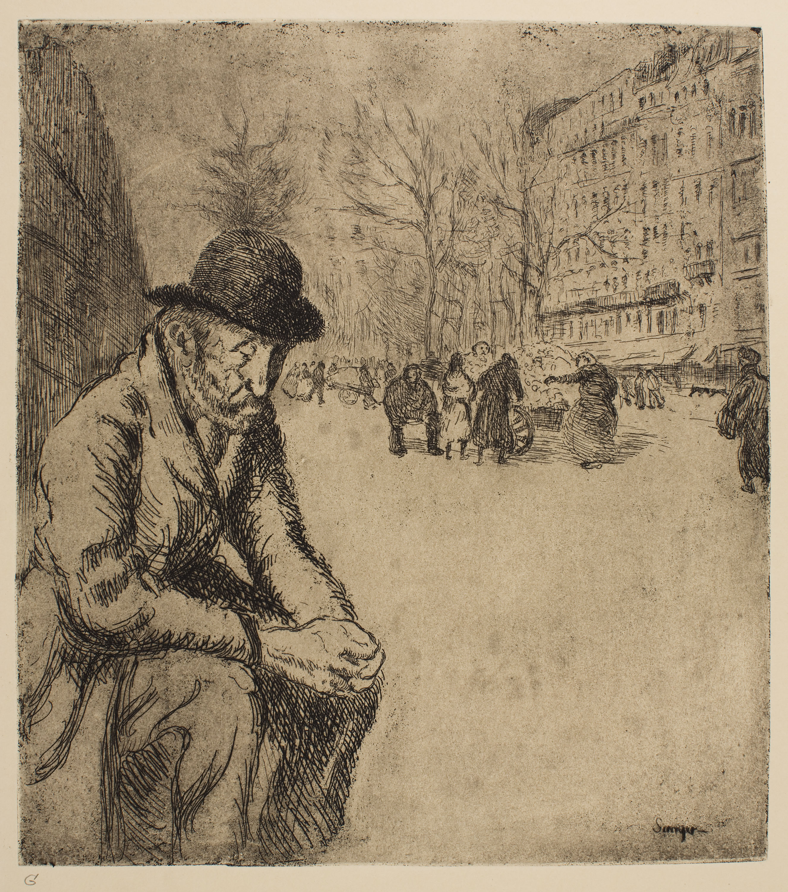 image for: Joaquim Sunyer - Le clochard - Cap a 1900