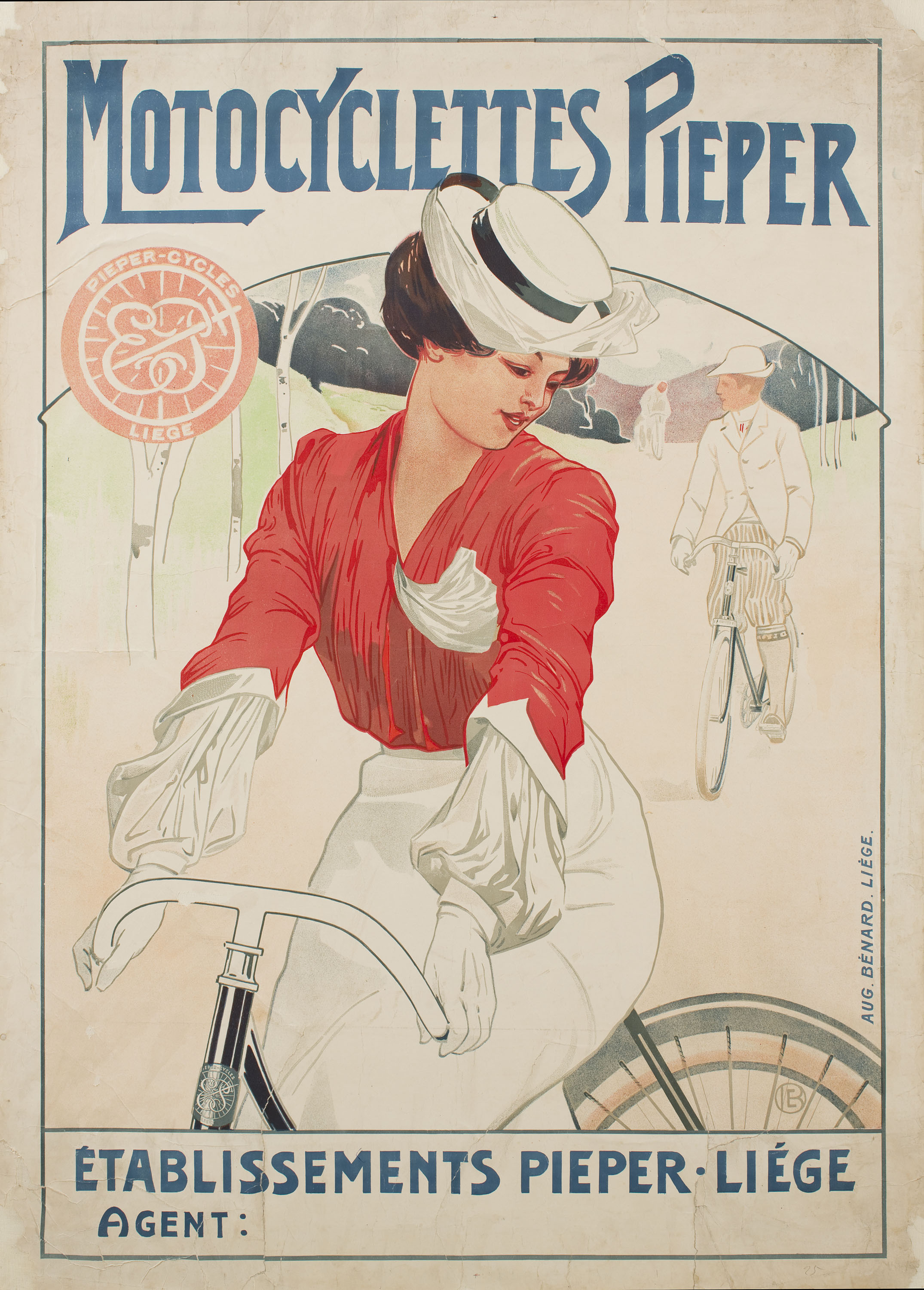 image for: Émile Berchmans - Motocyclettes Pieper - Anterior a 1903