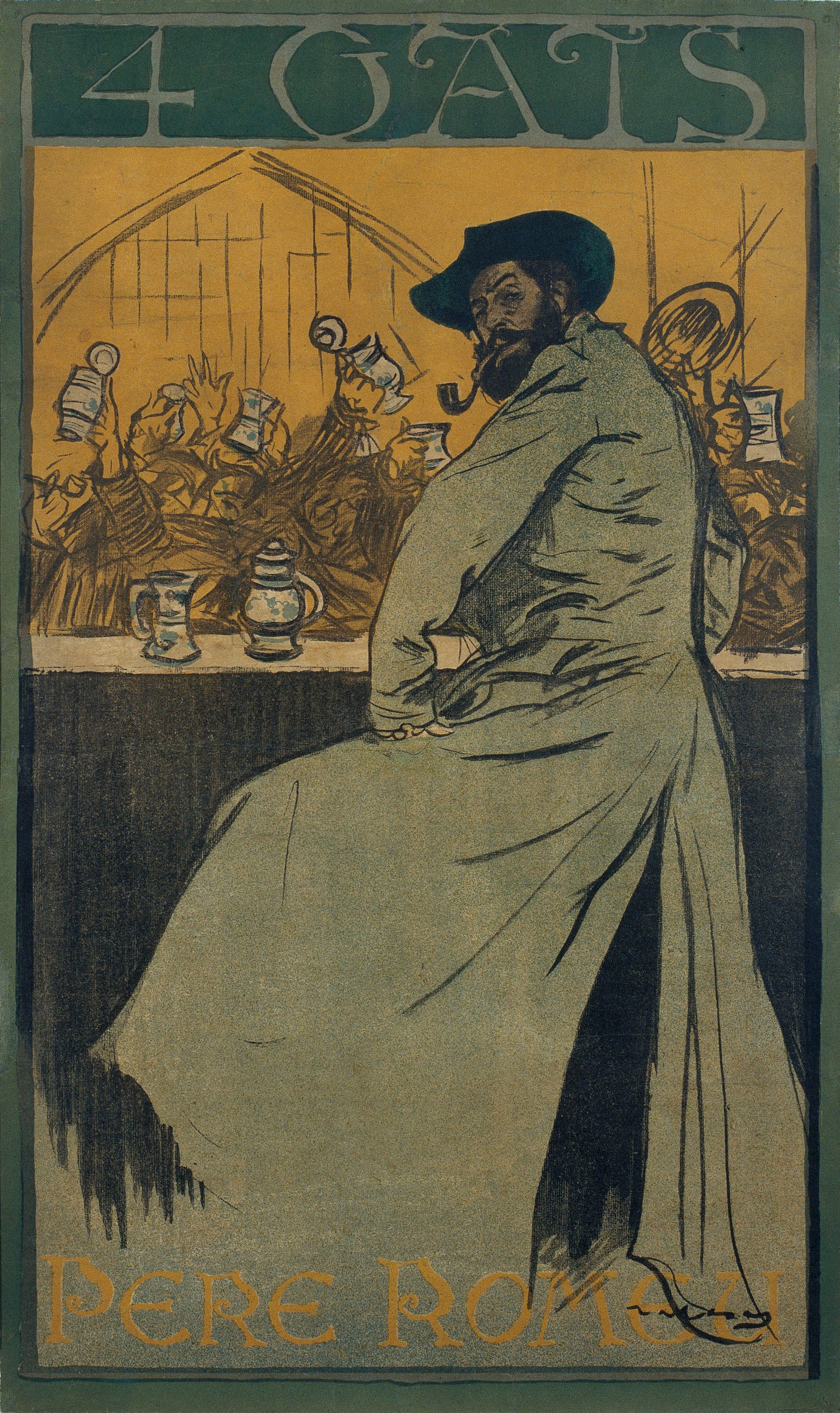 image for: Ramon Casas - 4 Gats - 1900
