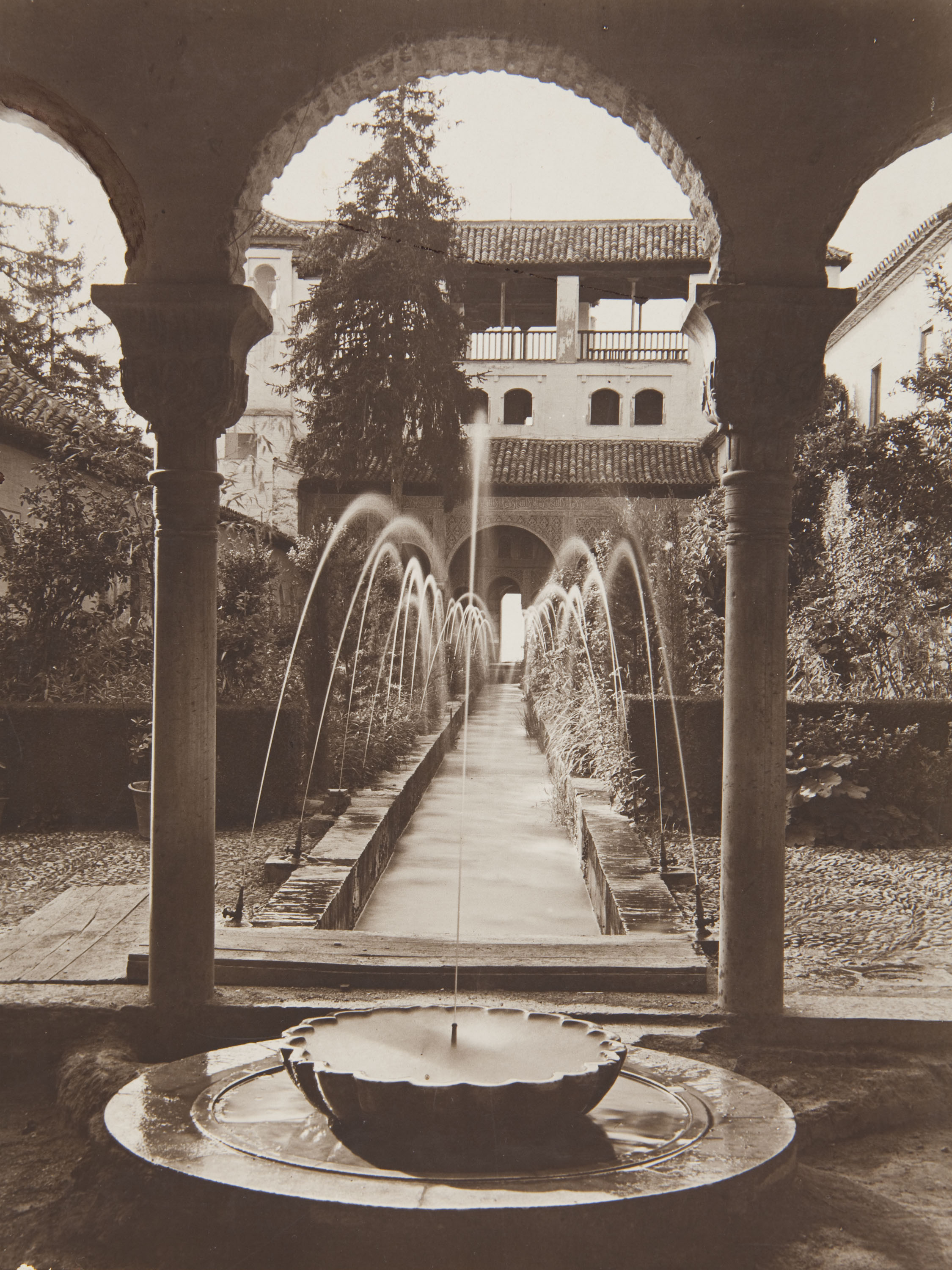 image for: Claudi Carbonell - Sense títol [Generalife. Patio de la Acequia] - No datat