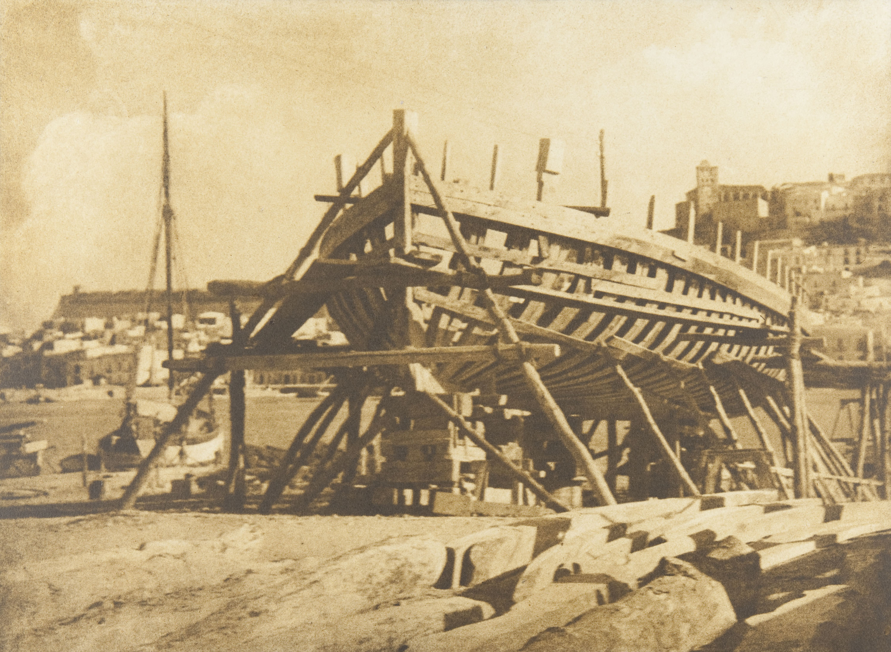 Joaquim Pla Janini - Un astillero - 1936 image for: Joaquim Pla Janini - Un astillero - 1936