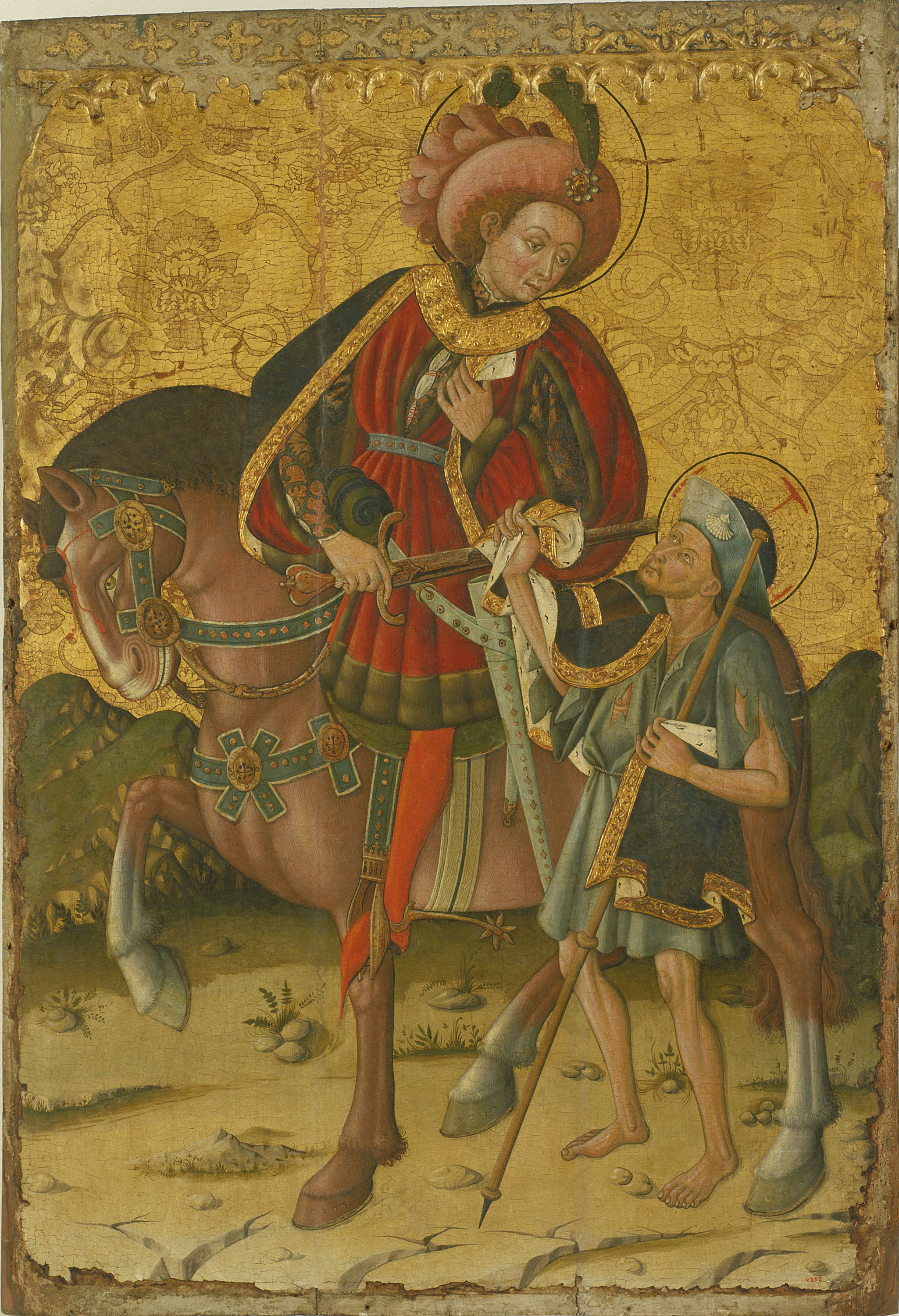 image for: Blasco de Grañén - Sant Martí partint la capa - Cap a 1450