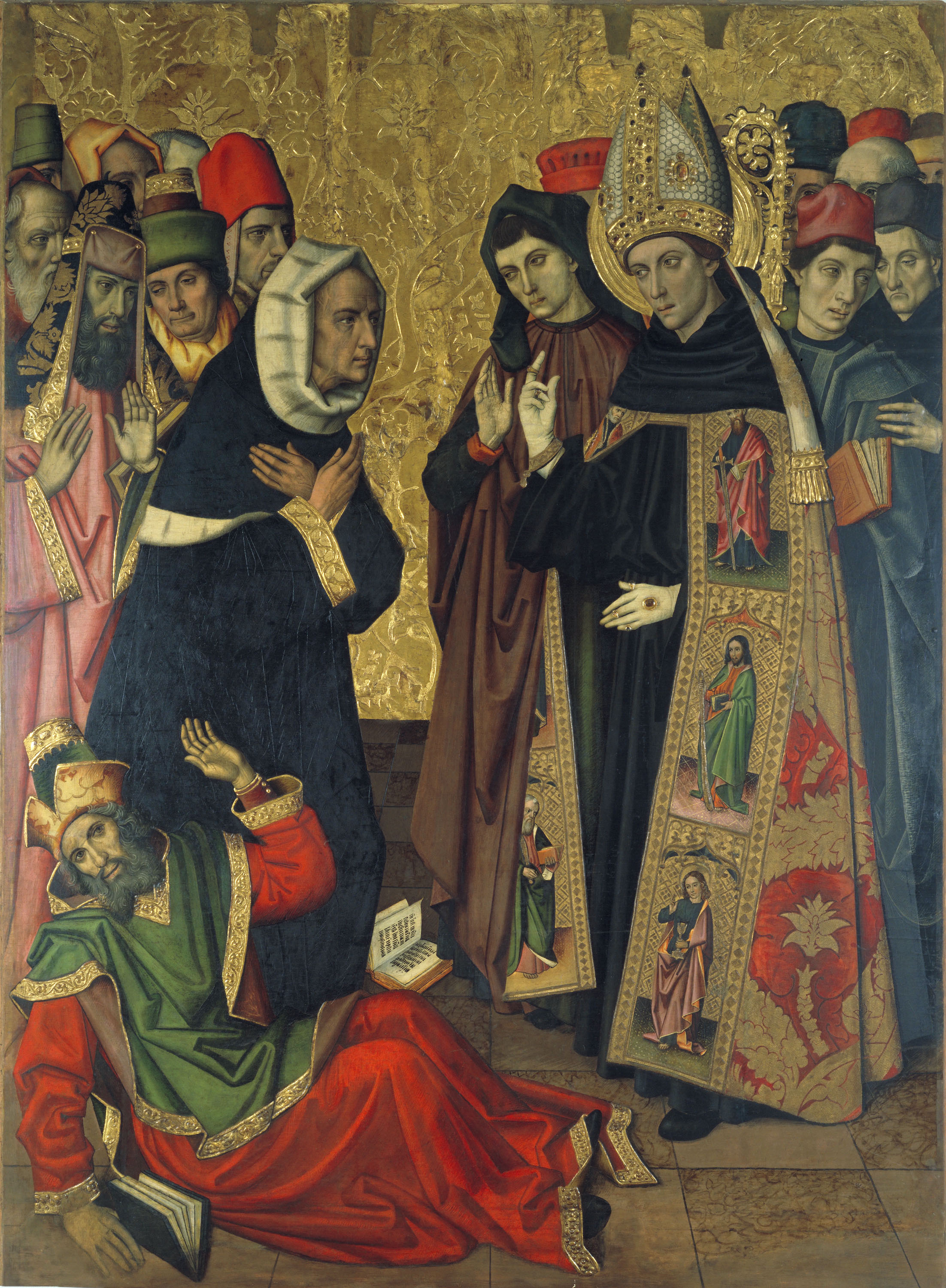 image for: Grup Vergós - Sant Agustí discutint amb els heretges - Cap a 1470/1475-1486