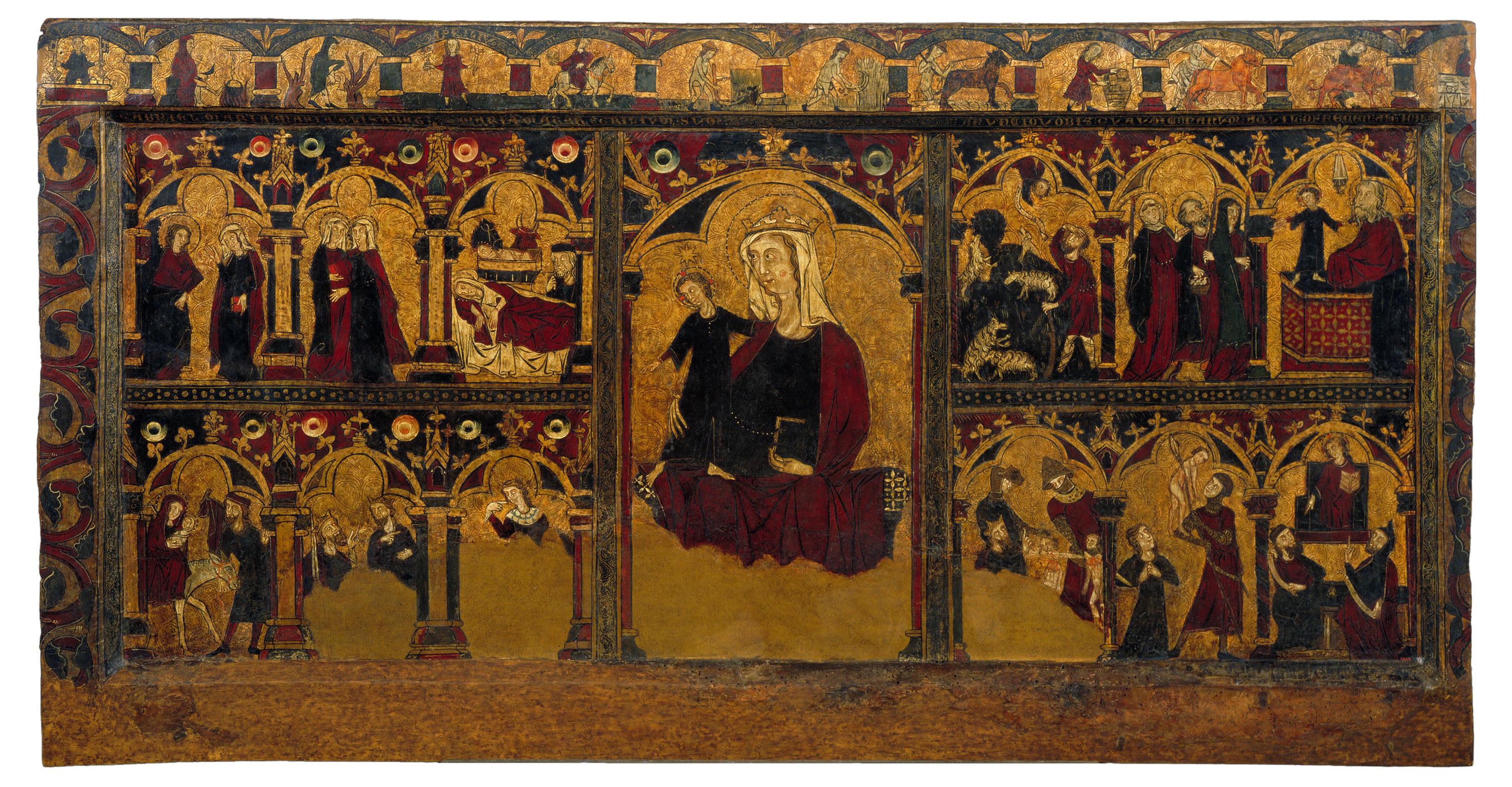 image for: Anònim. Navarra - Frontal de la infància de Jesús - Segon quart del segle XIV