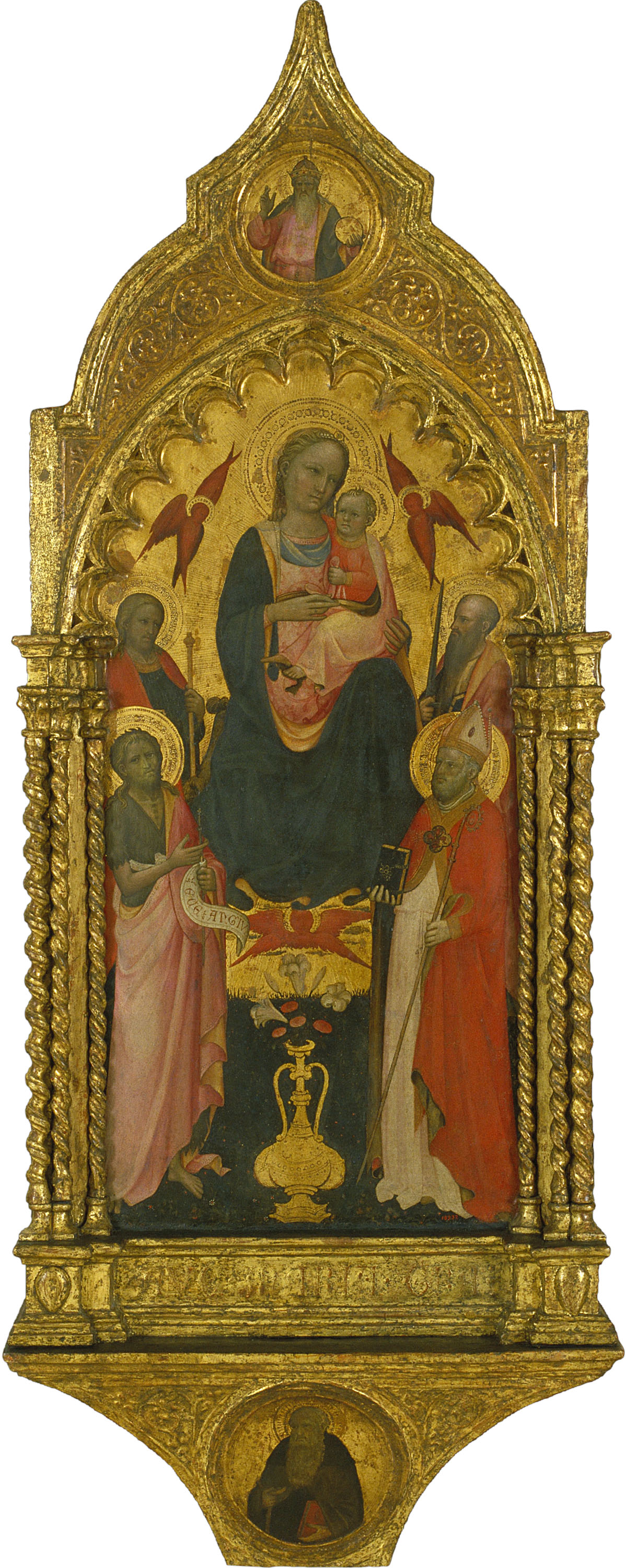 image for: Rossello di Jacopo Franchi - Mare de Déu i sants - Primer quart del segle XV