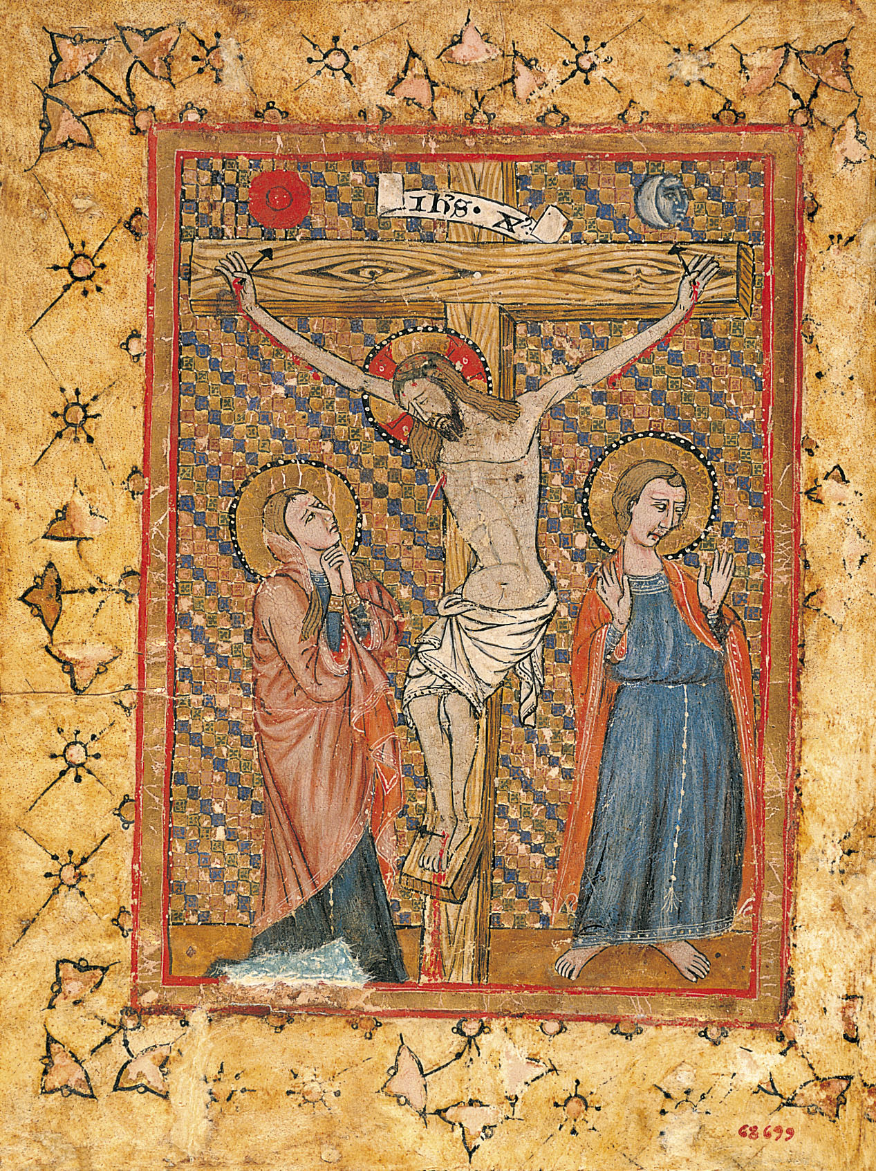 image for: Anònim - Crucifixió - Segon quart del segle XIV