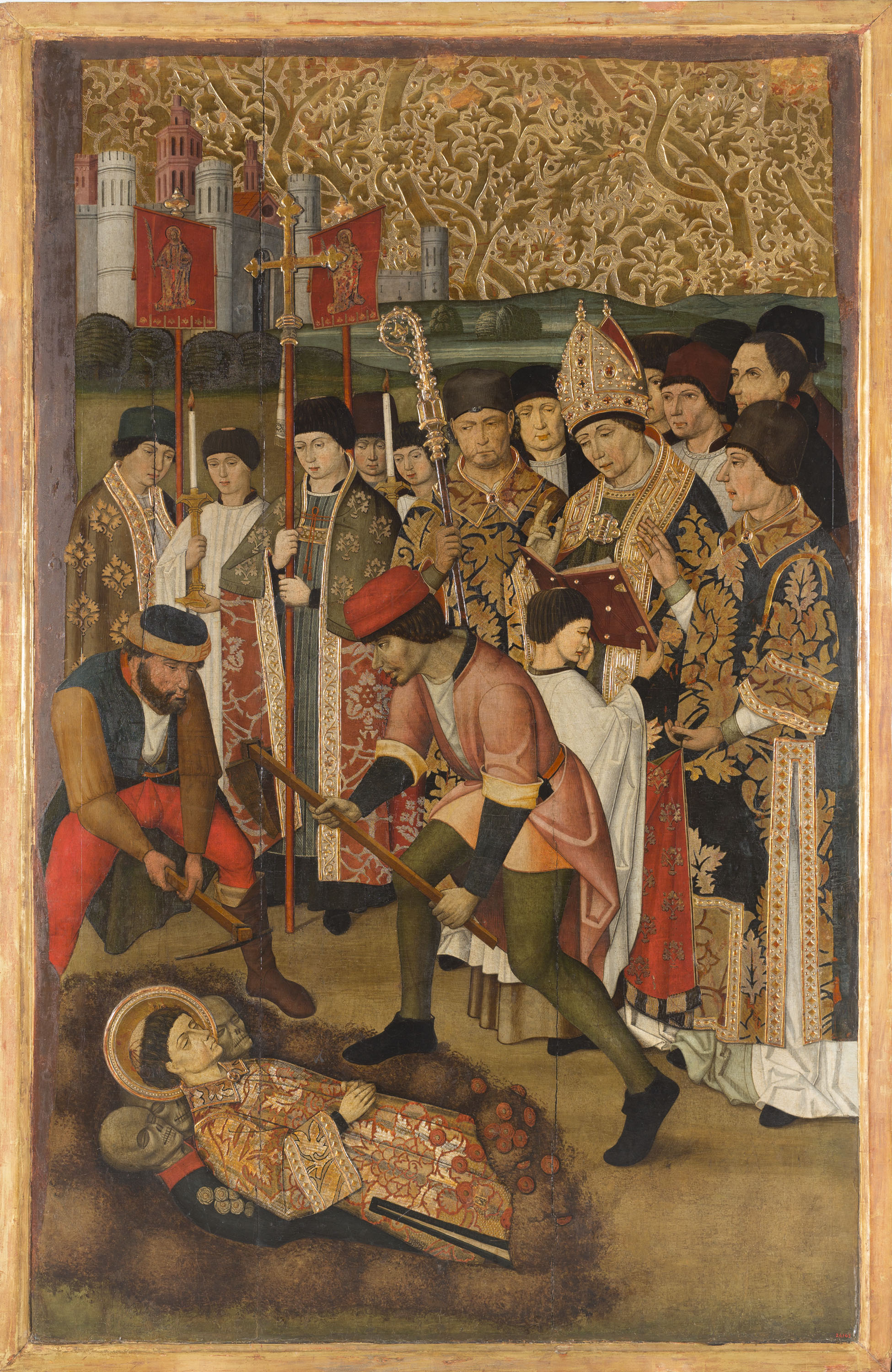 image for: Grup Vergós - Invenció del cos de sant Esteve - Cap a 1495-1500
