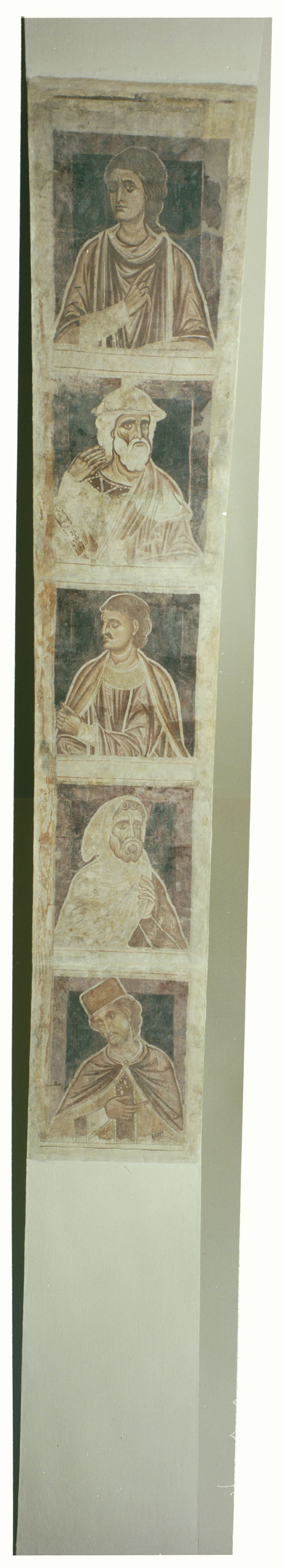 image for: Mestre de la sala capitular de Sixena - D'Er a Simeó de la genealogia de Crist segons Lluc, de la sala capitular de Sixena - Entre 1196-1208